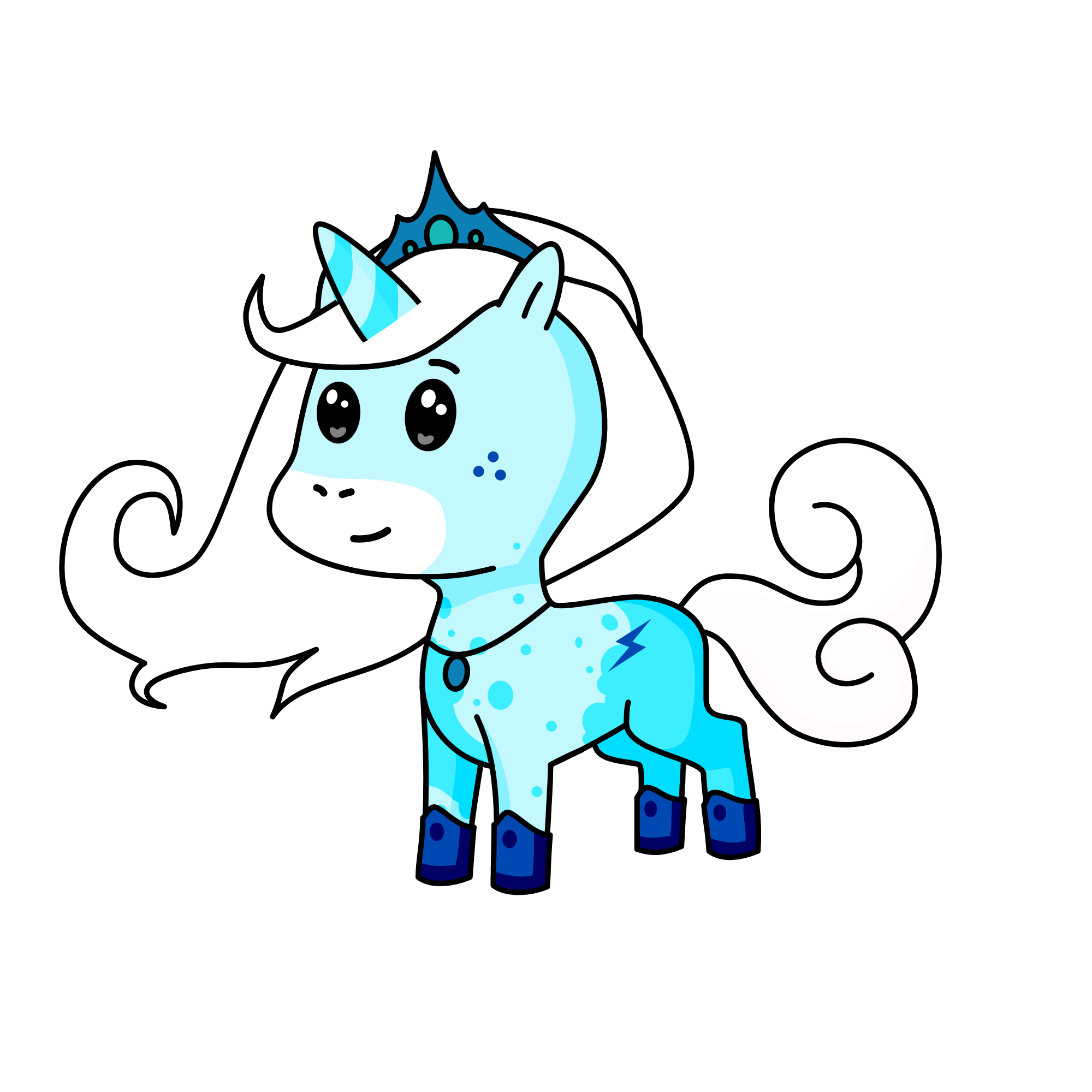 Ice, the unicorn