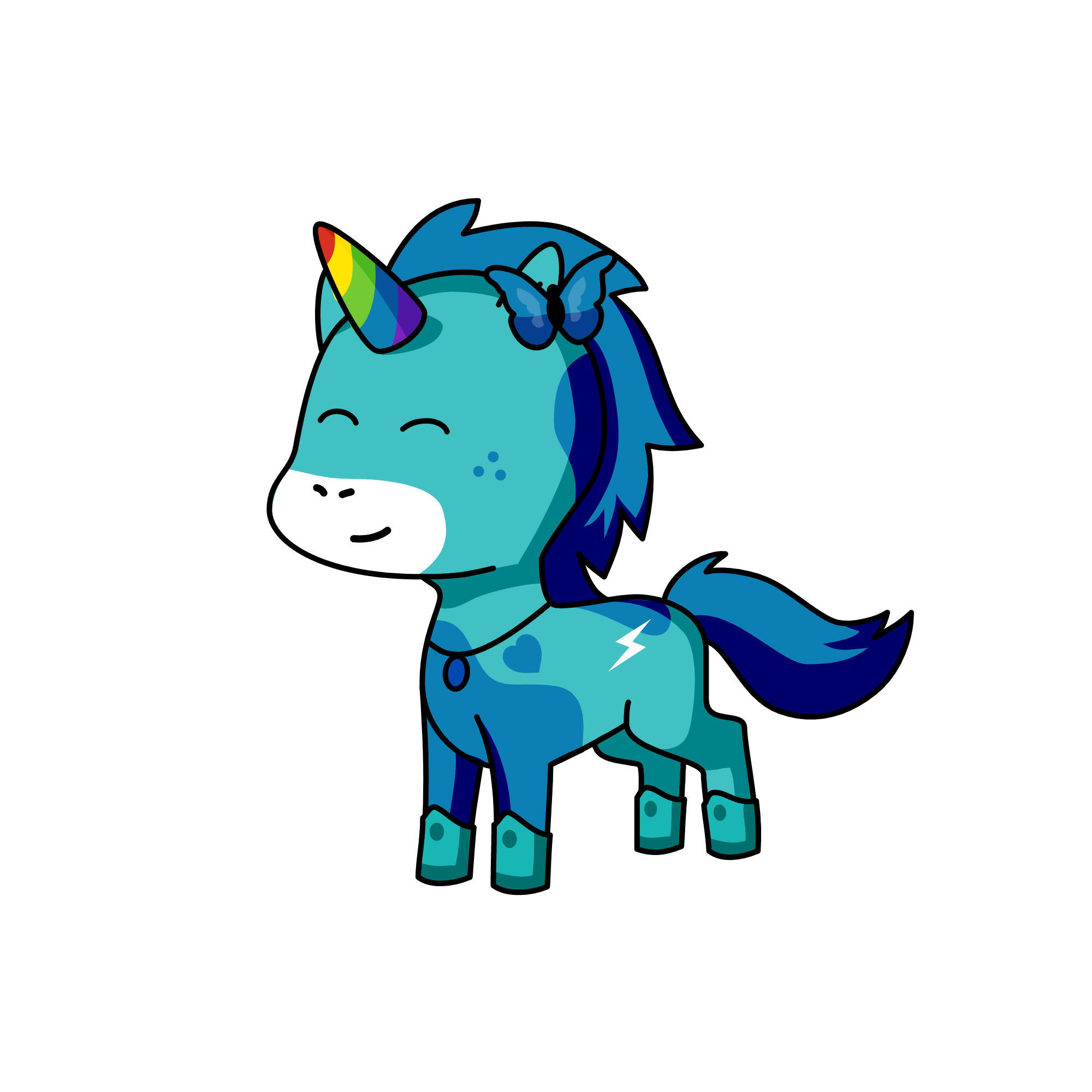 Sky, the unicorn