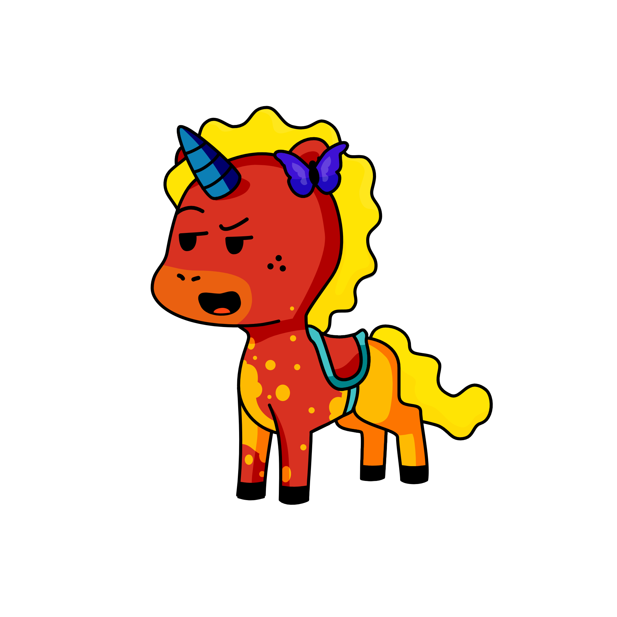 fire, the unicorn