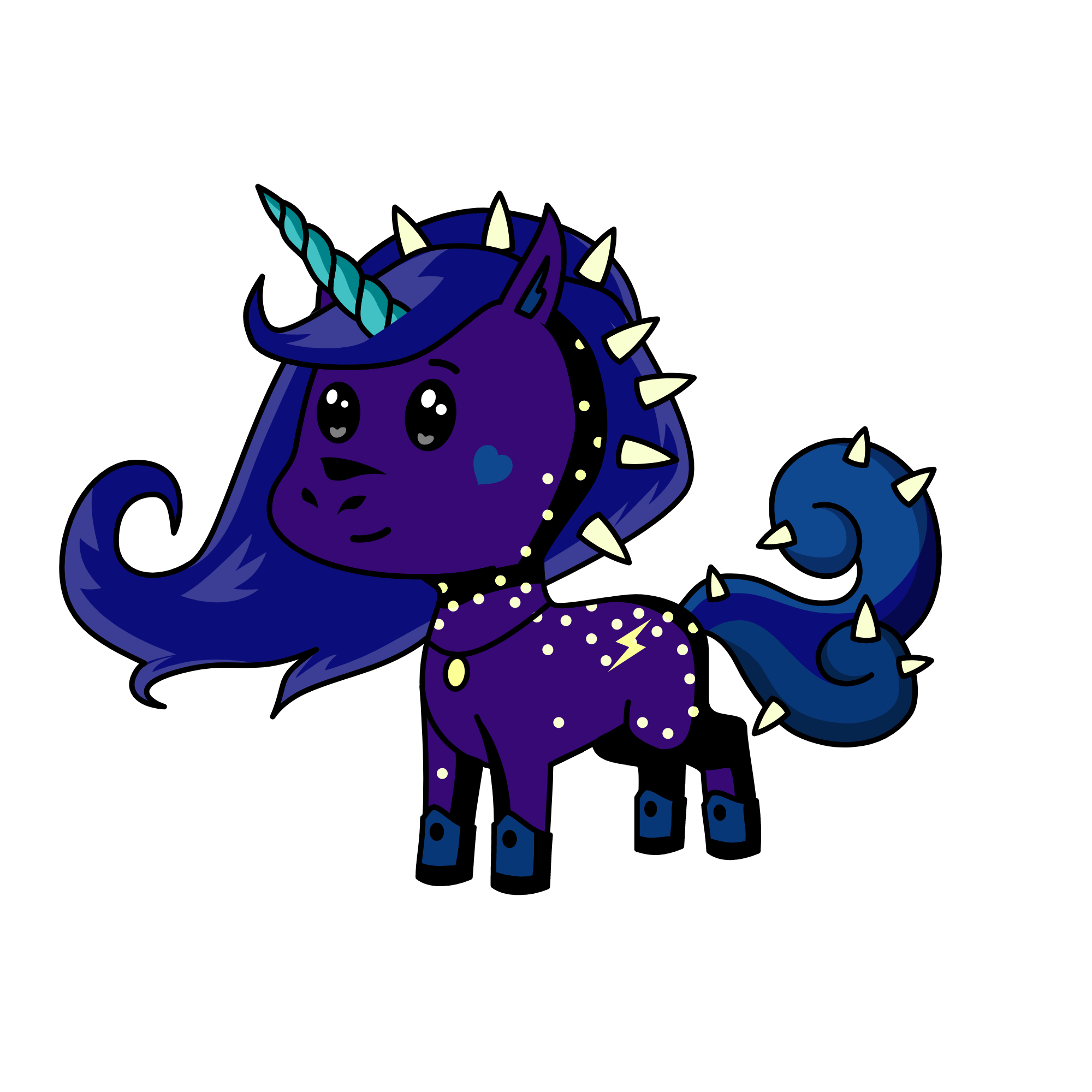 Midnight, the unicorn