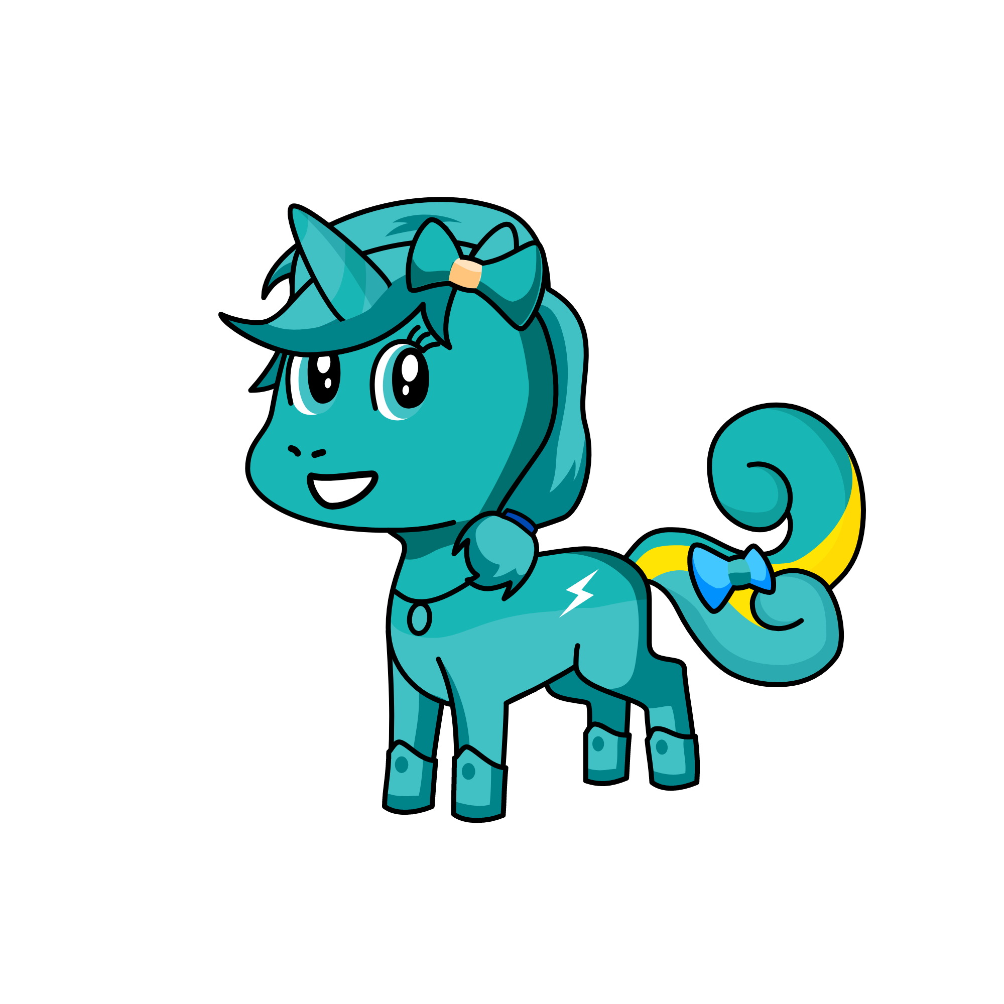 rainbow dash, the unicorn
