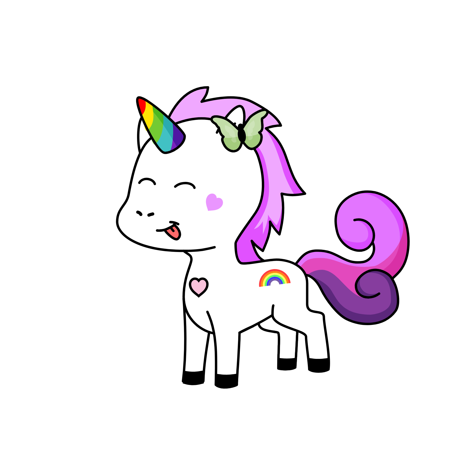 rainbowy, the unicorn