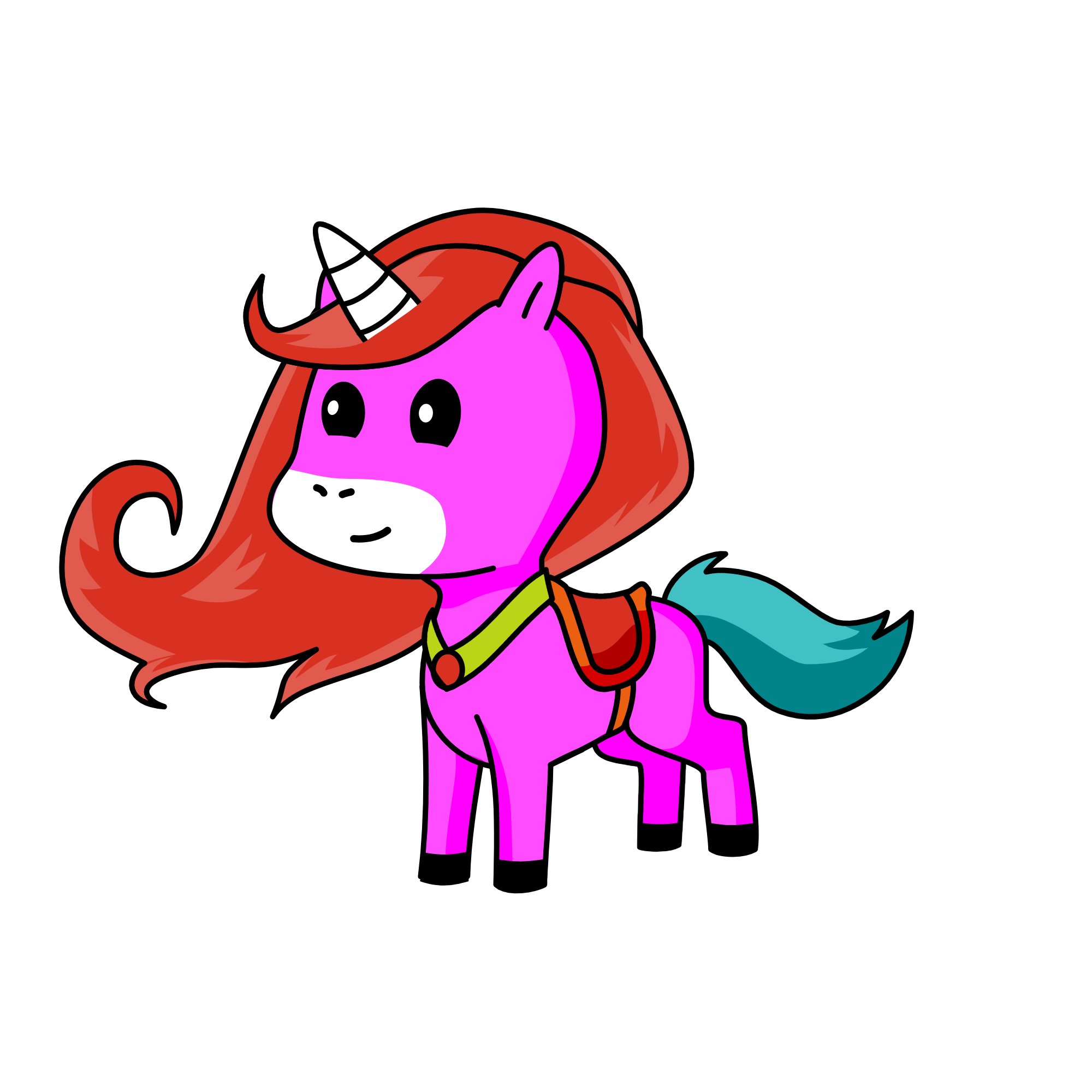 Aiden's girlfriend, the unicorn