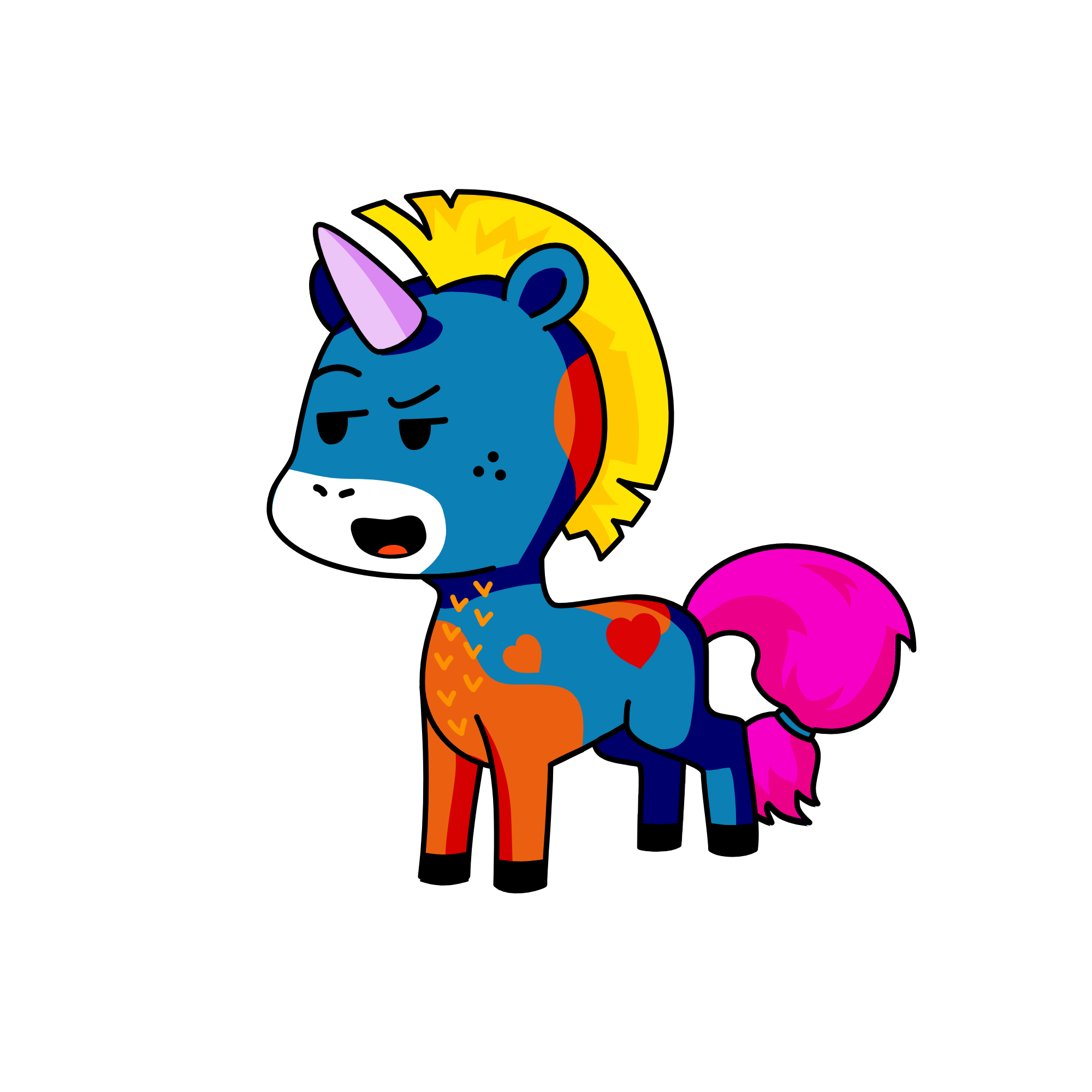 Amelia, the unicorn