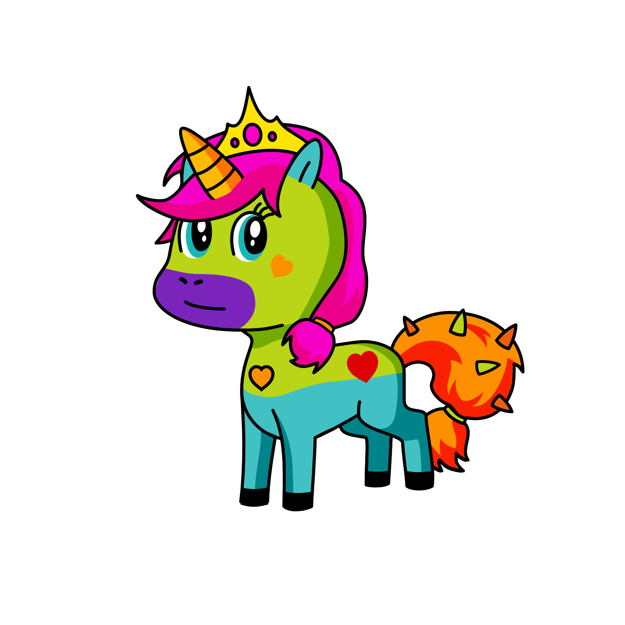 Aiden, the unicorn