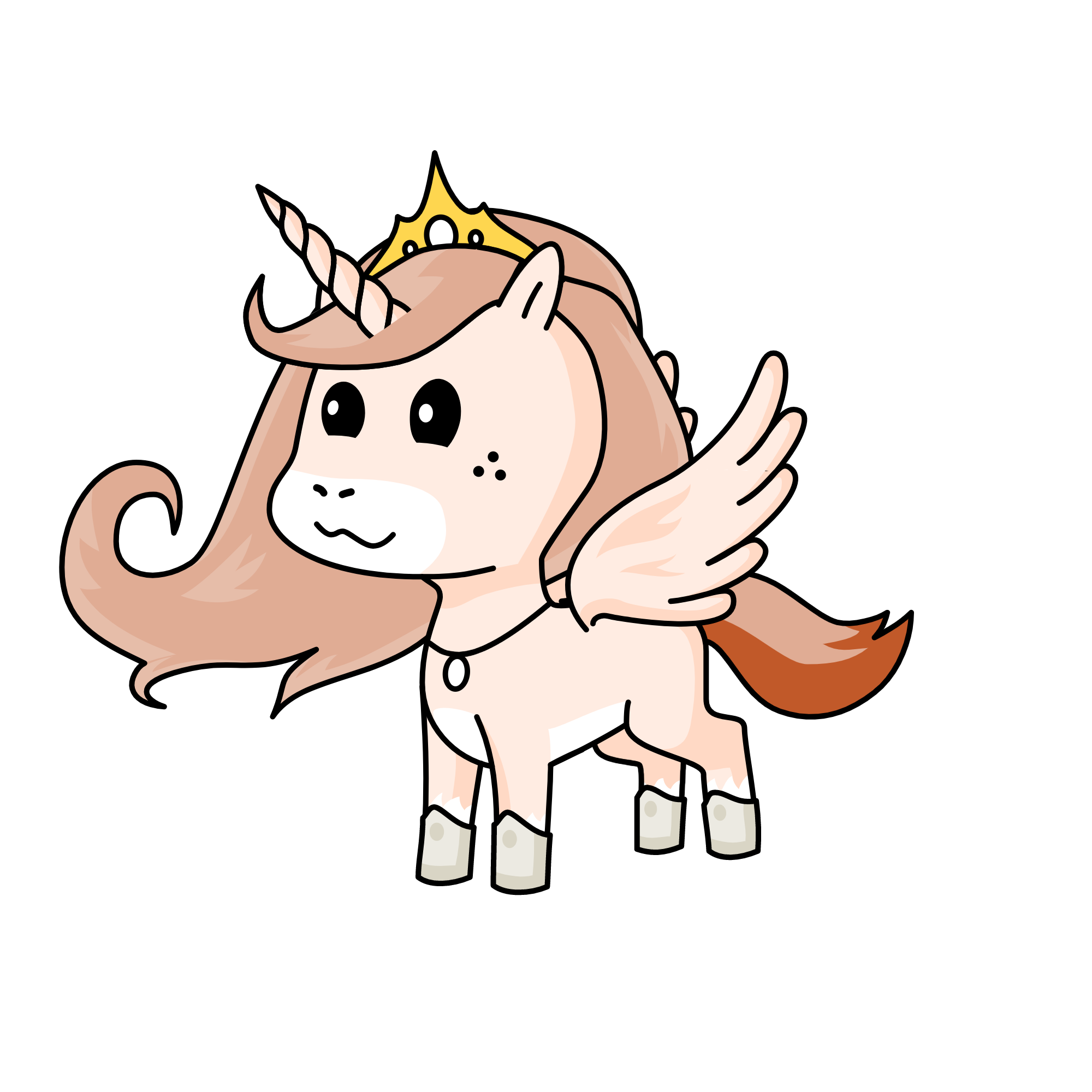 princess, the unicorn