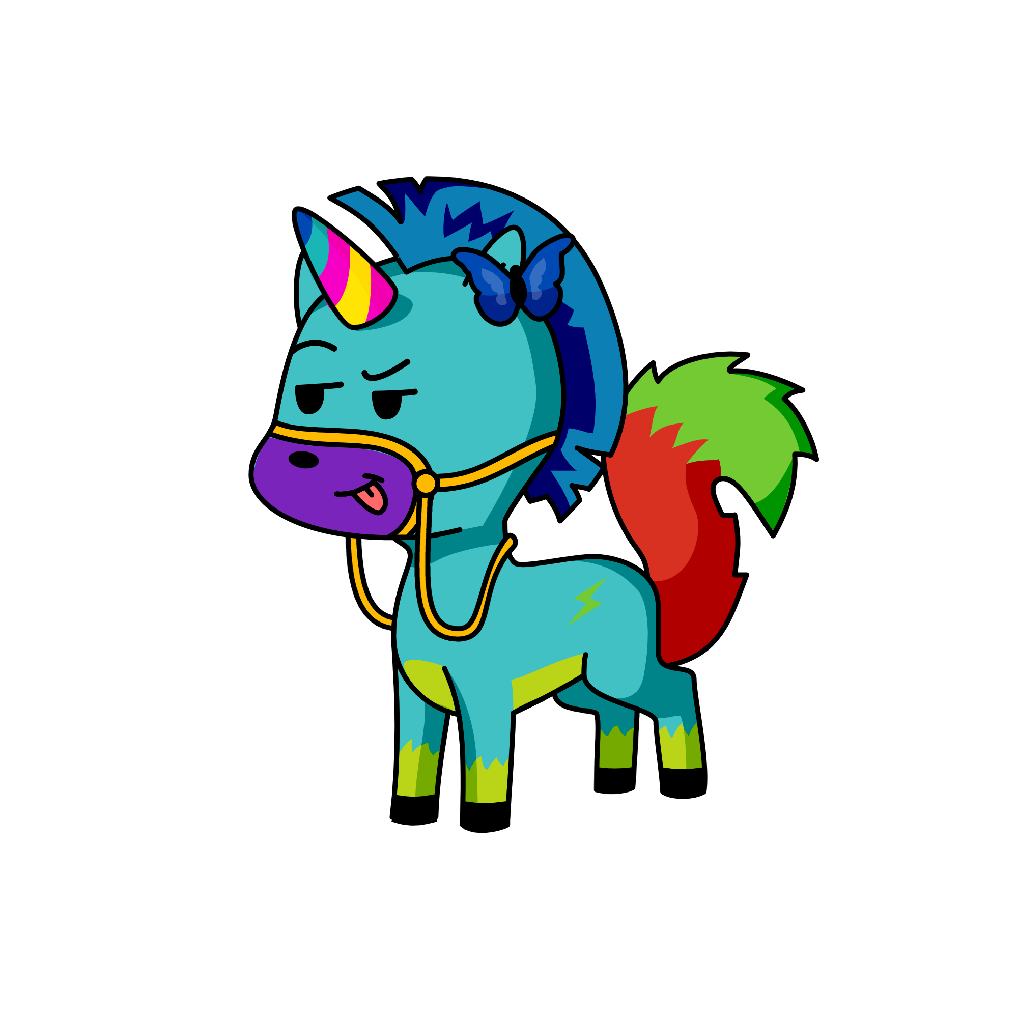 Aiden dog water ok he got poop on his head, the unicorn