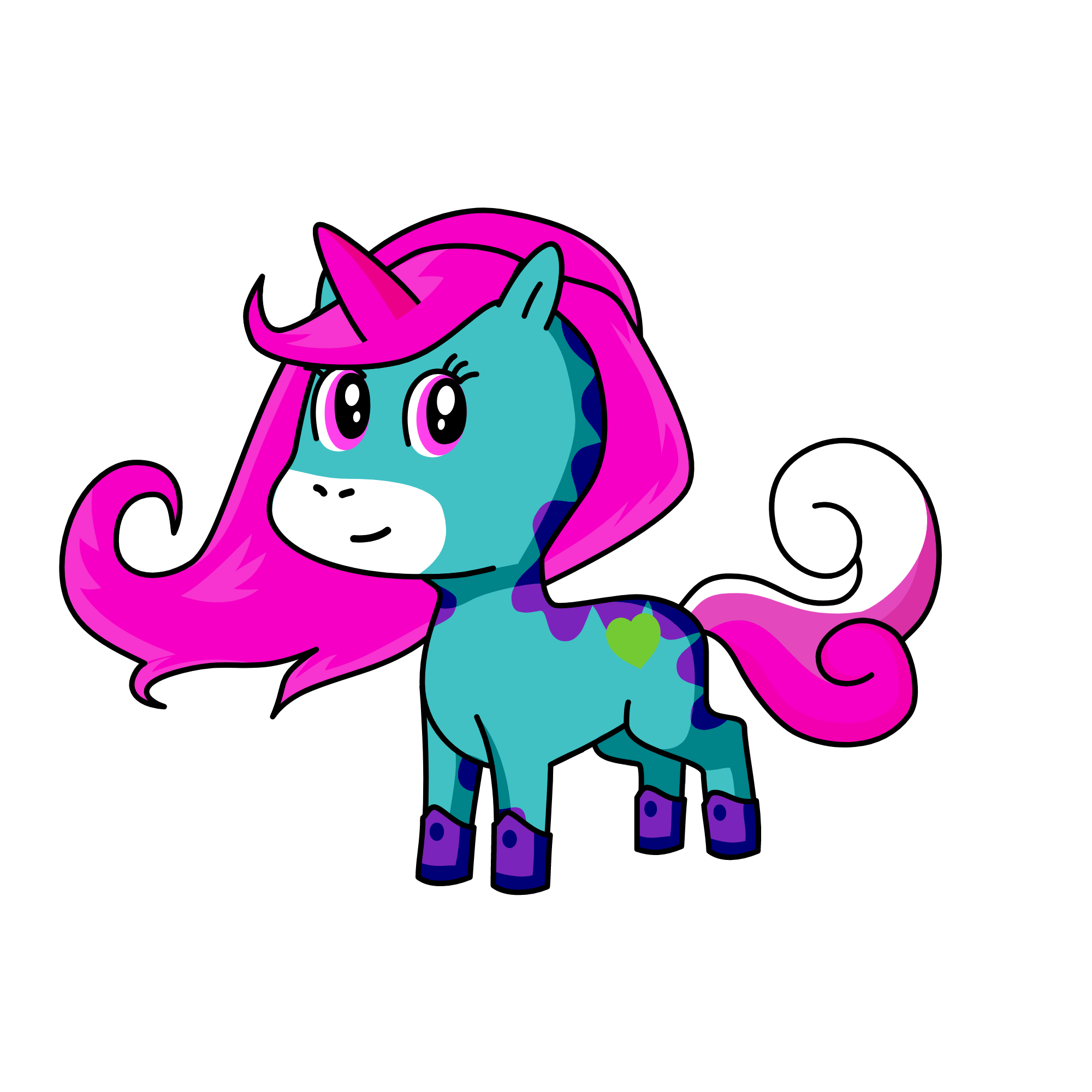 rainbow, the unicorn