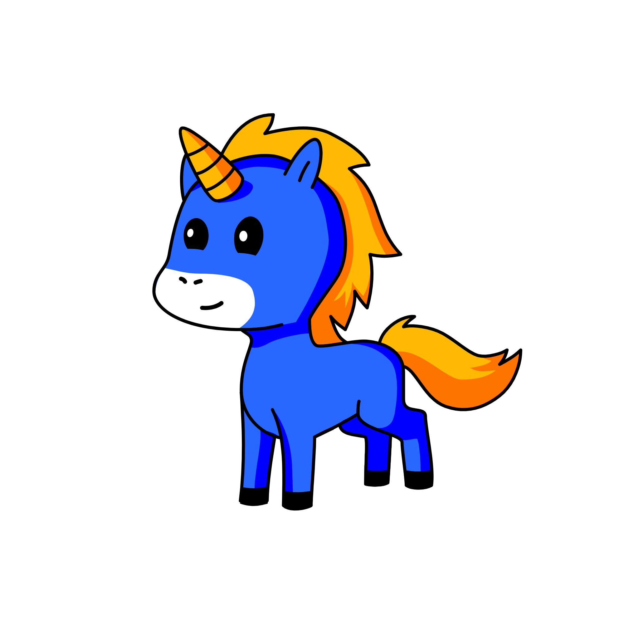 Ramond has butt hair, the unicorn