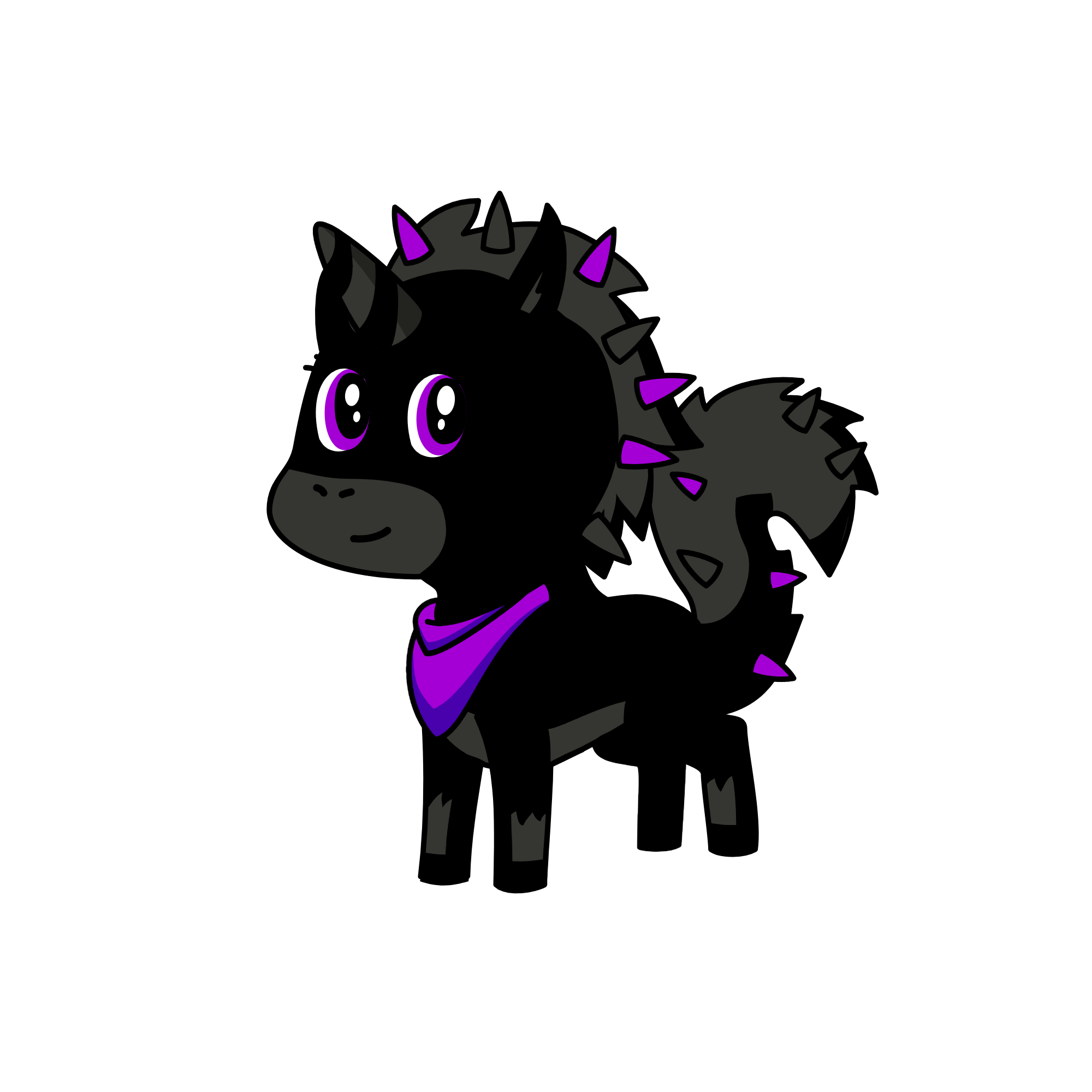Mrs. Night, the unicorn
