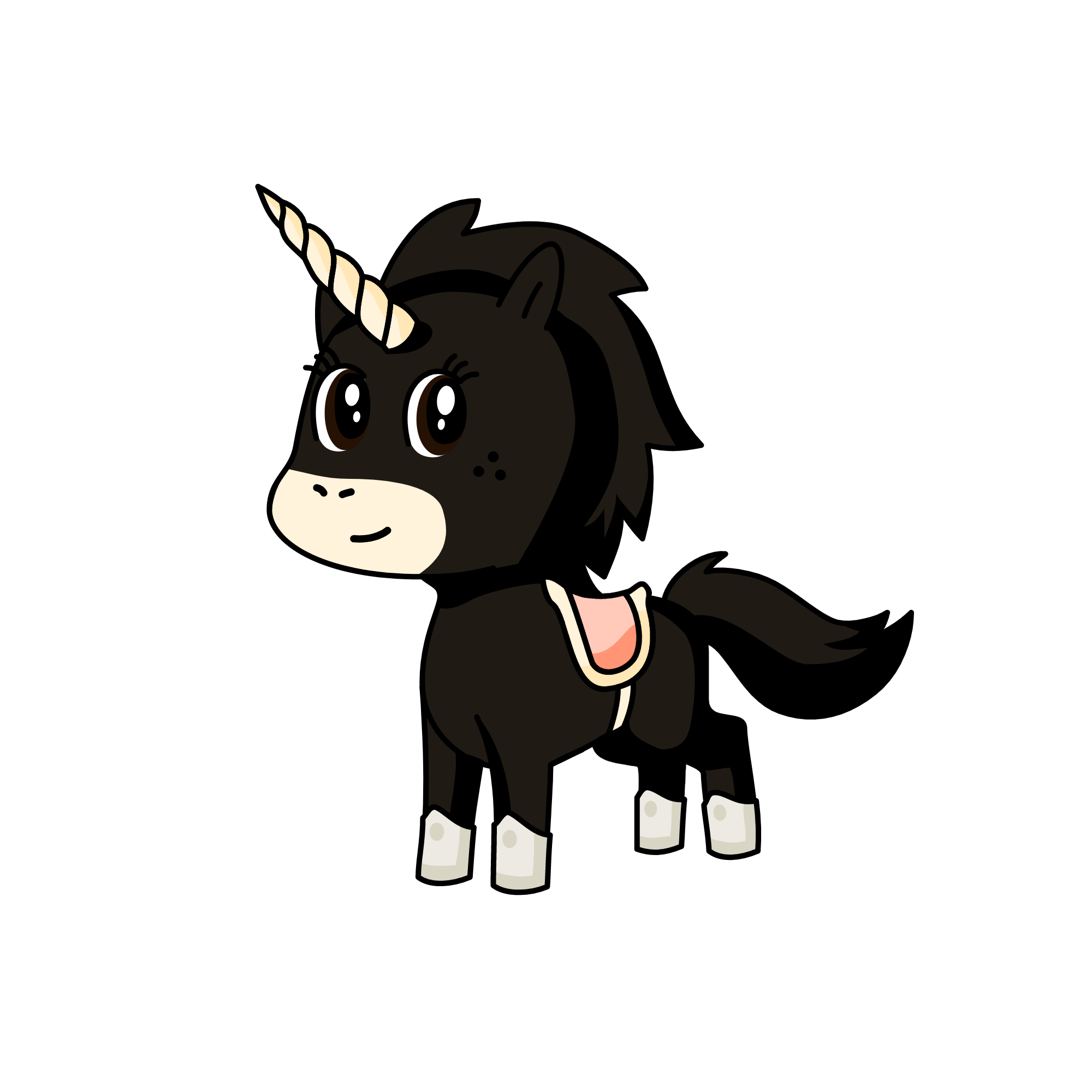 Chocolate Thunder, the unicorn