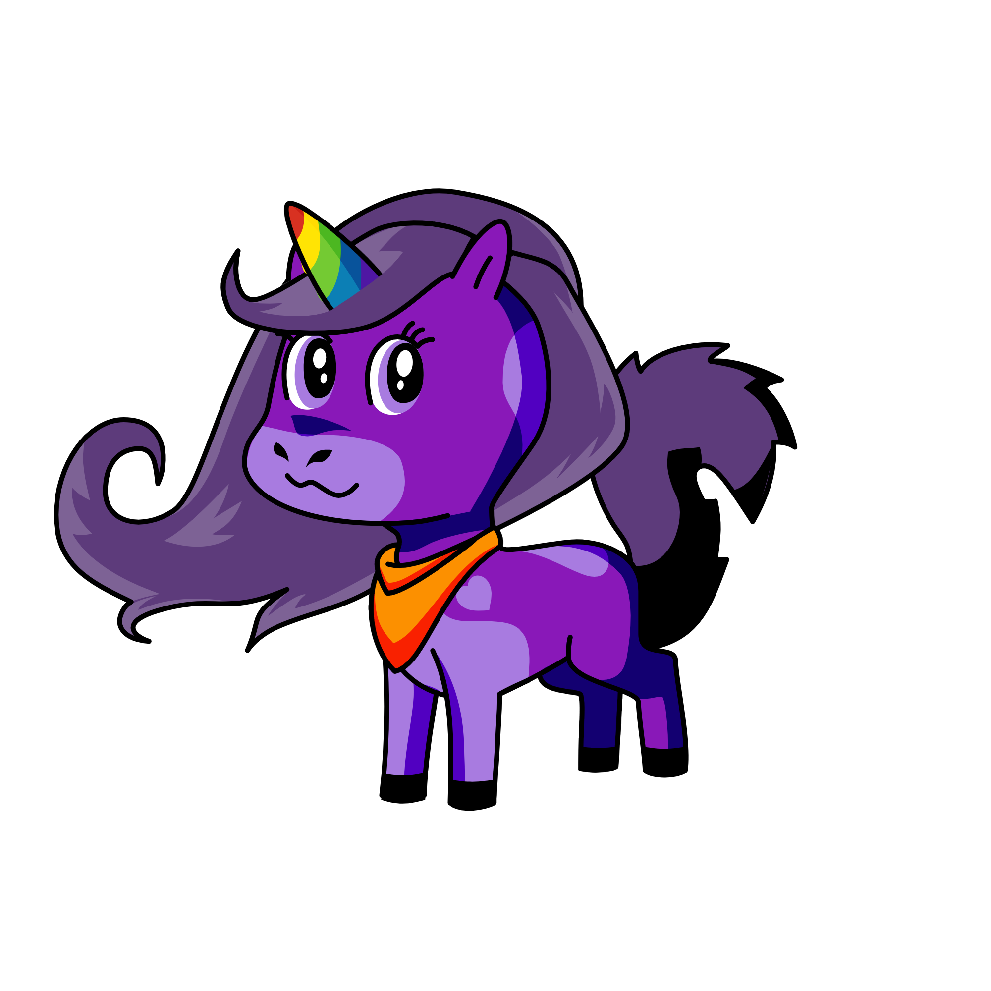 Galaxy, the unicorn