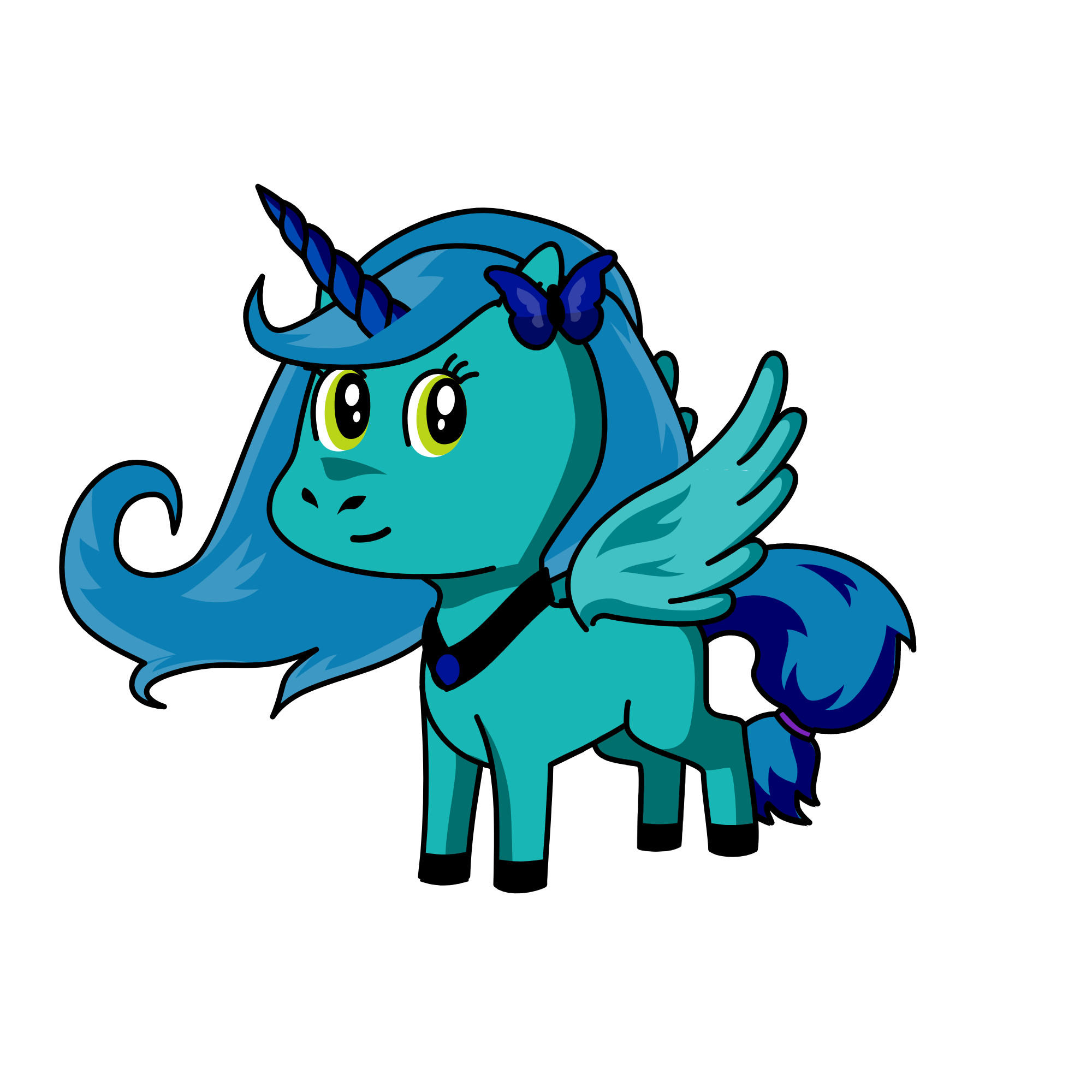 Winter, the unicorn
