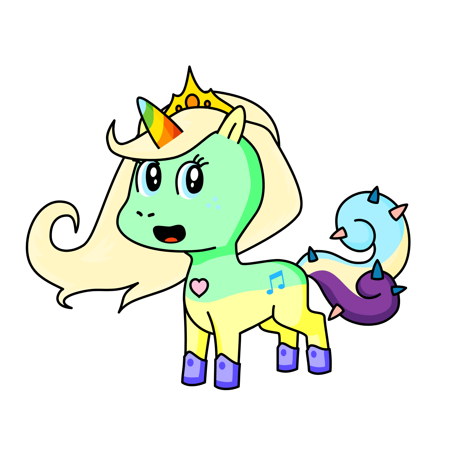 beuticornia, the unicorn
