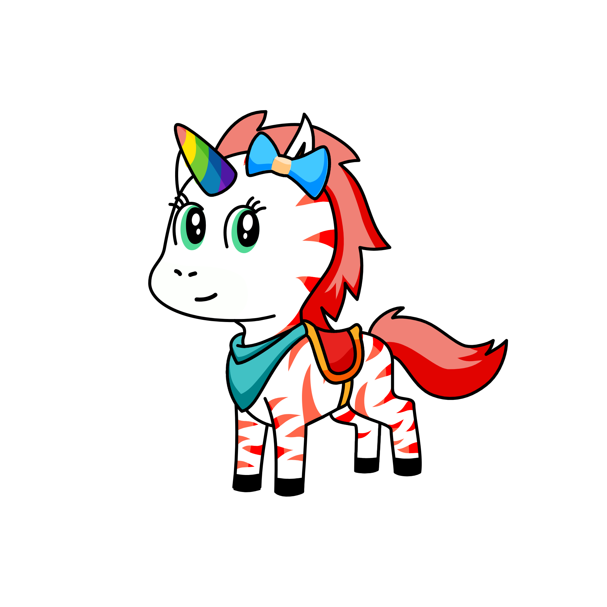 Unizebra, the unicorn