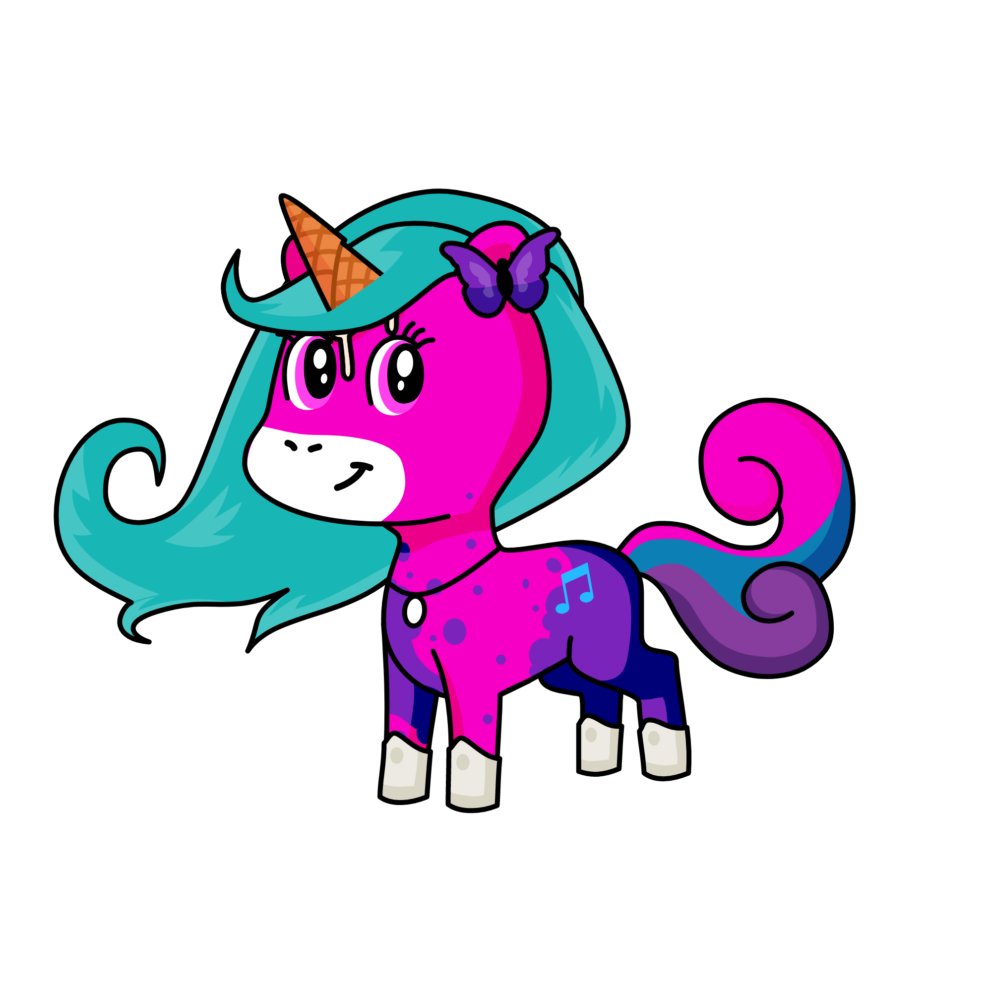 ppip the princess, the unicorn