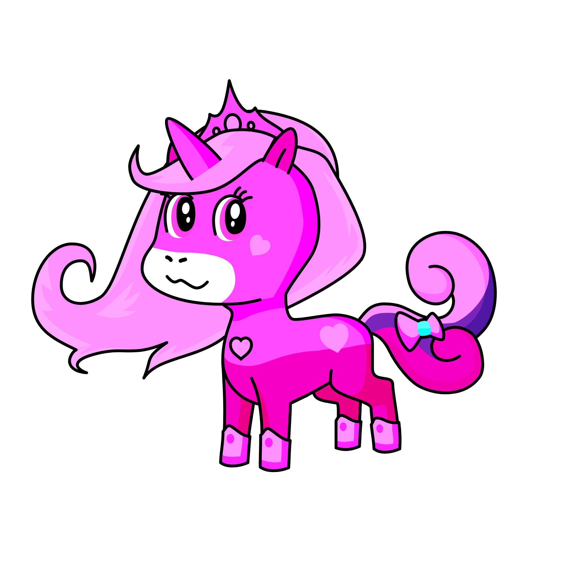 pinky, the unicorn