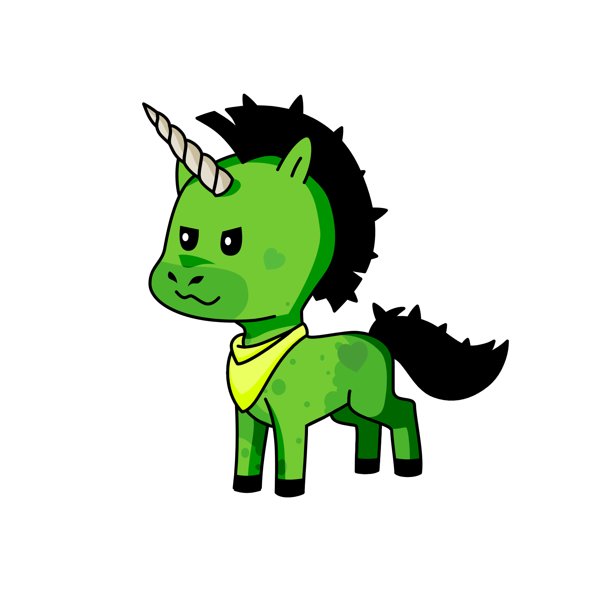 Bugz, the unicorn