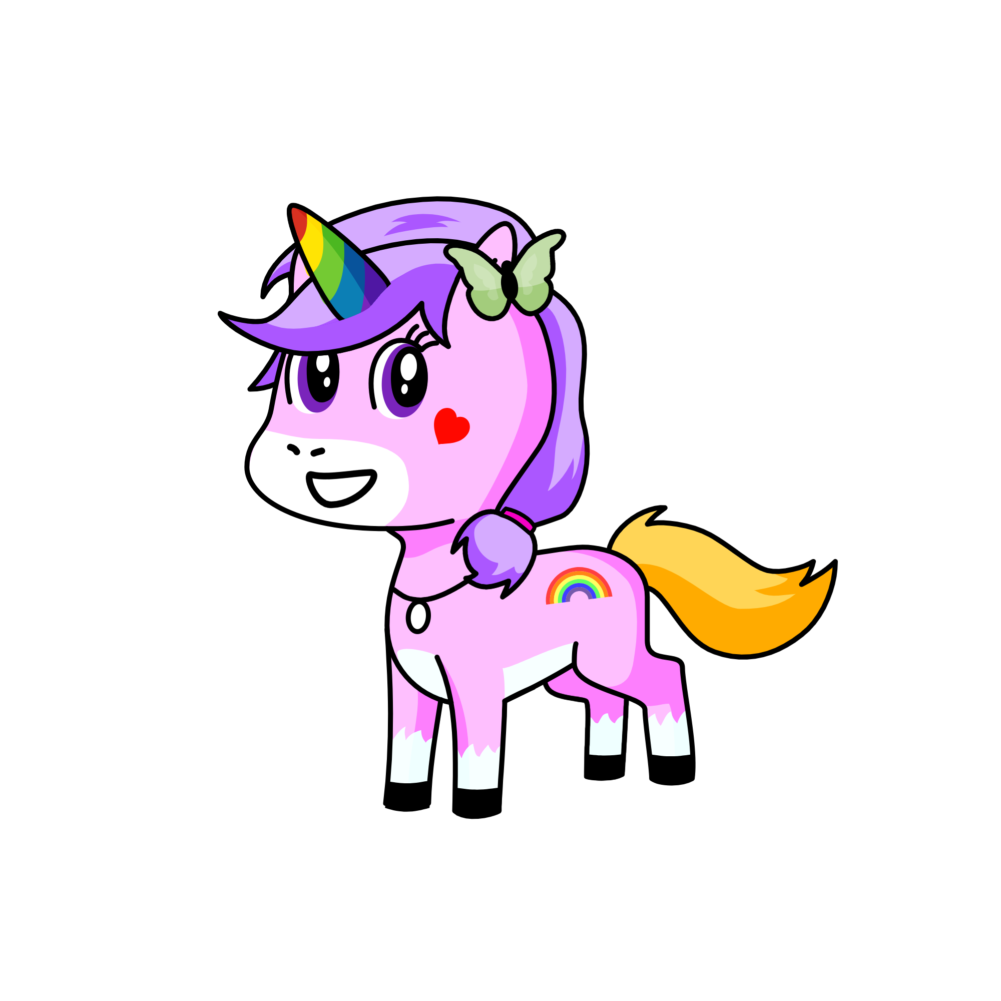 Glitter Sparkles, the unicorn