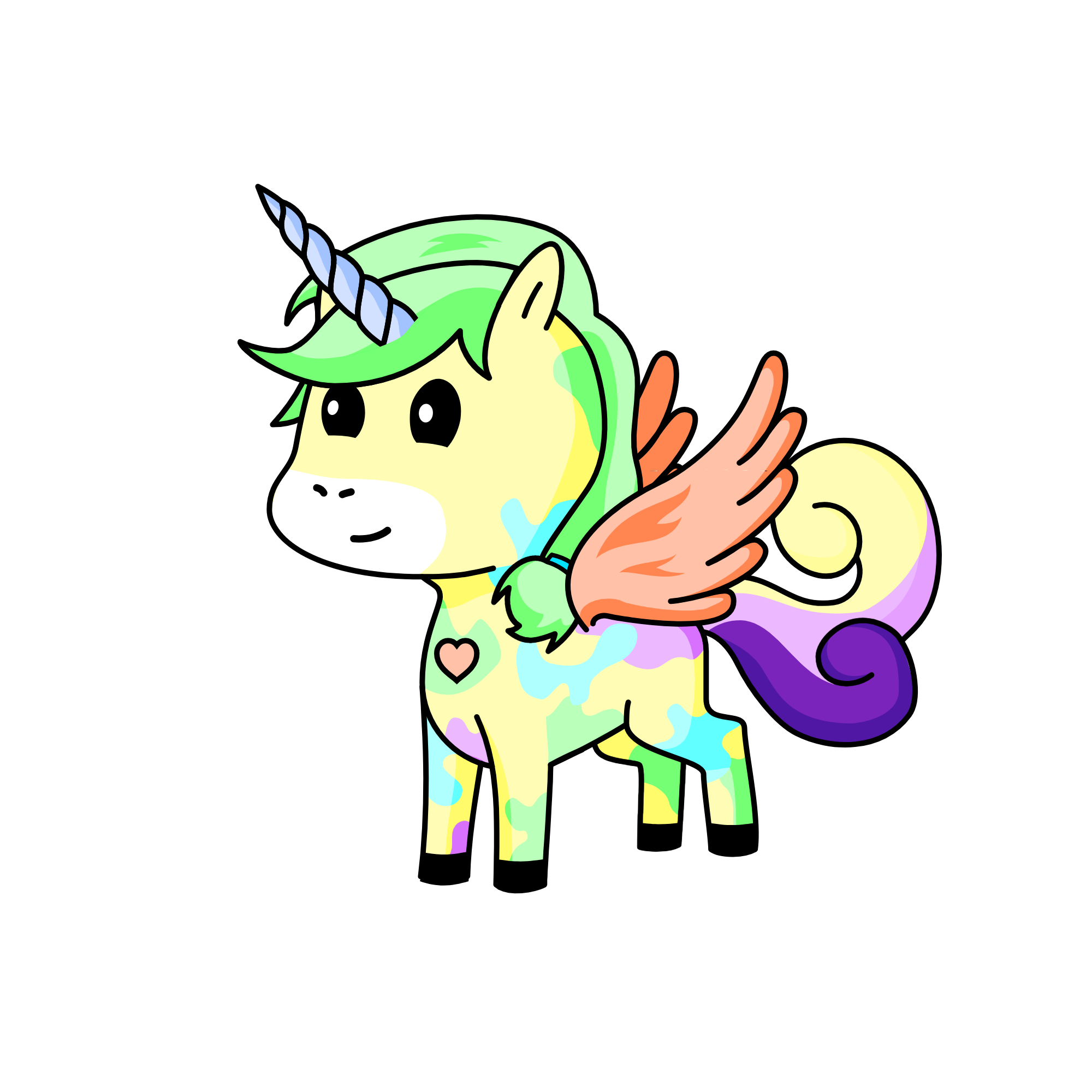 ice cream, the unicorn