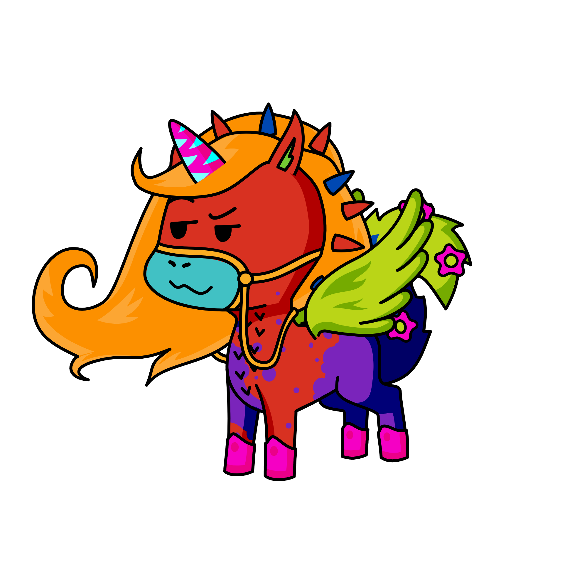 Clashy, the unicorn