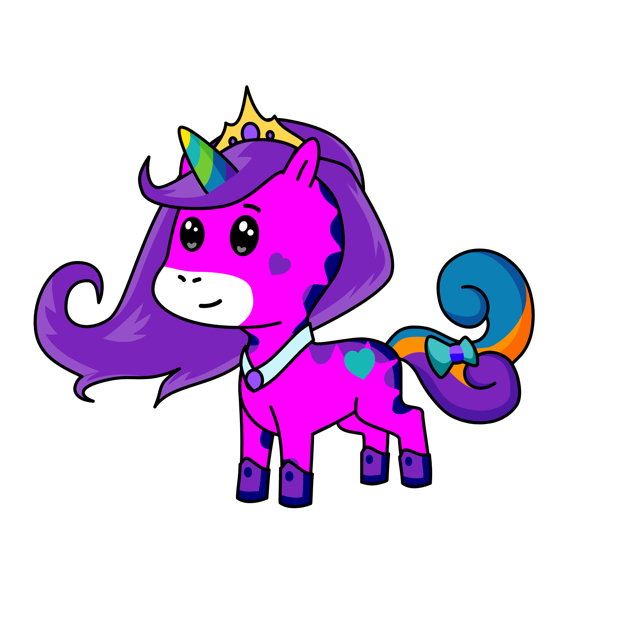 midnight sparkler, the unicorn