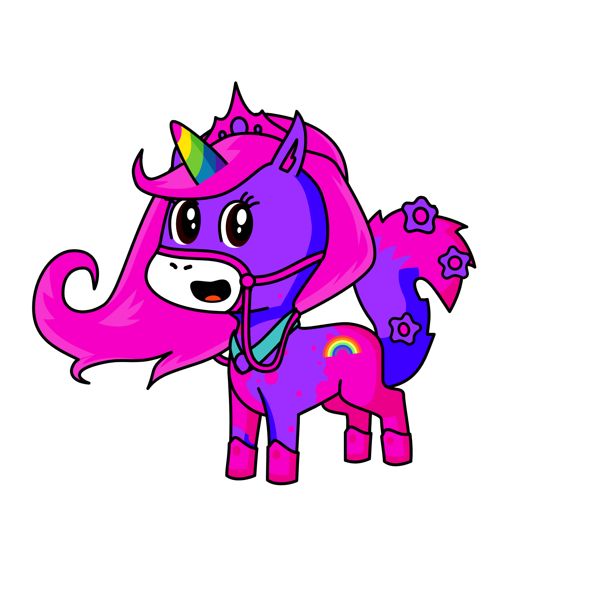 mid sparkle , the unicorn