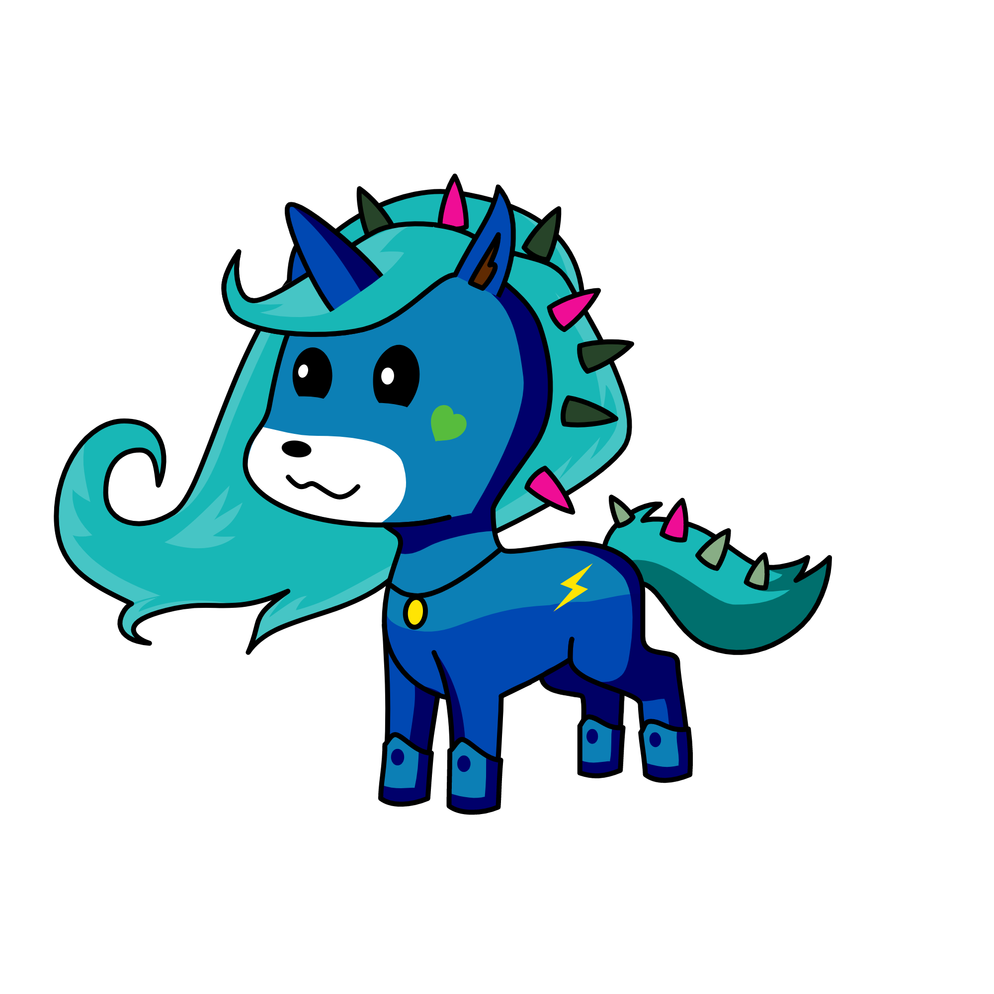 cloudy, the unicorn