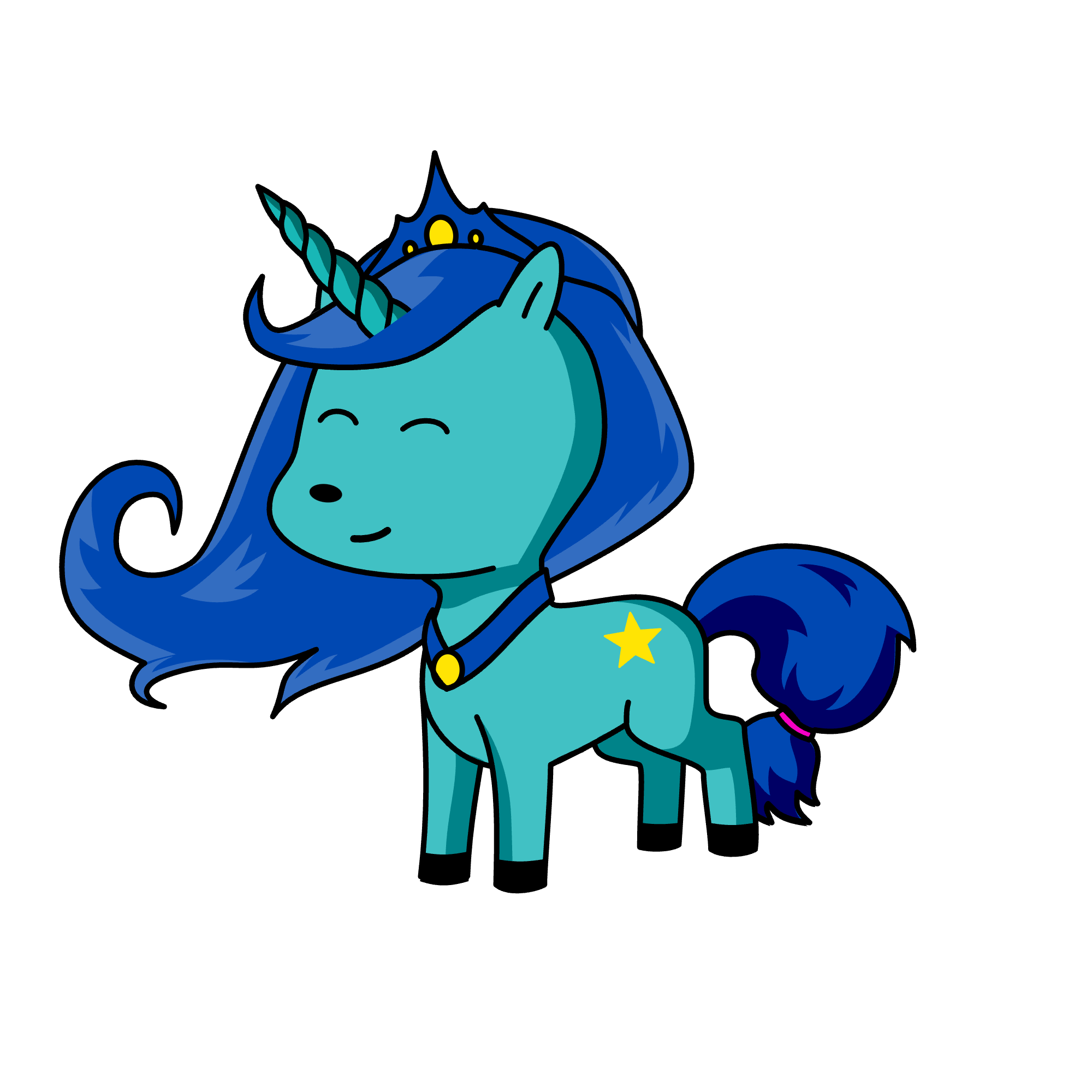luna moon, the unicorn