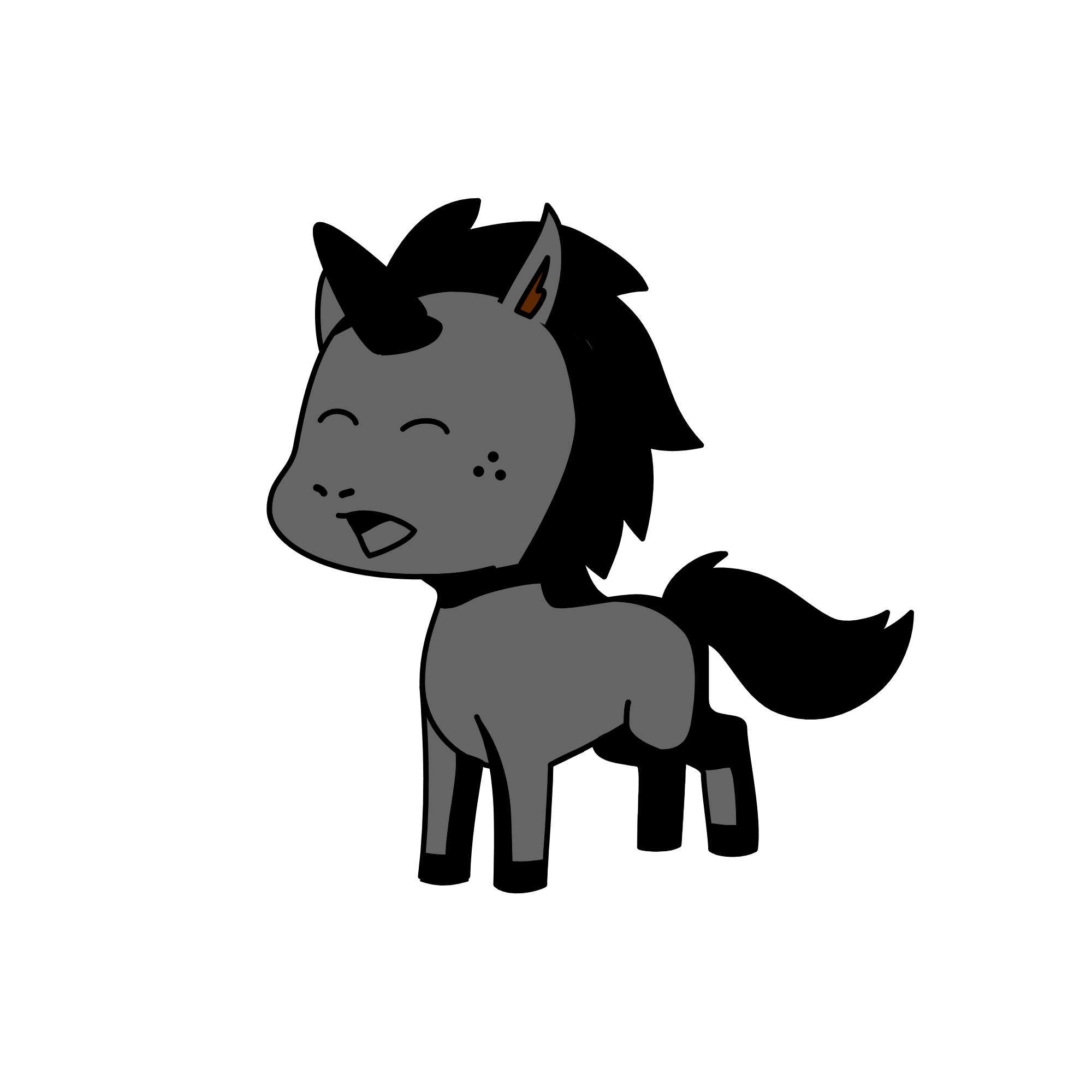 butt, the unicorn