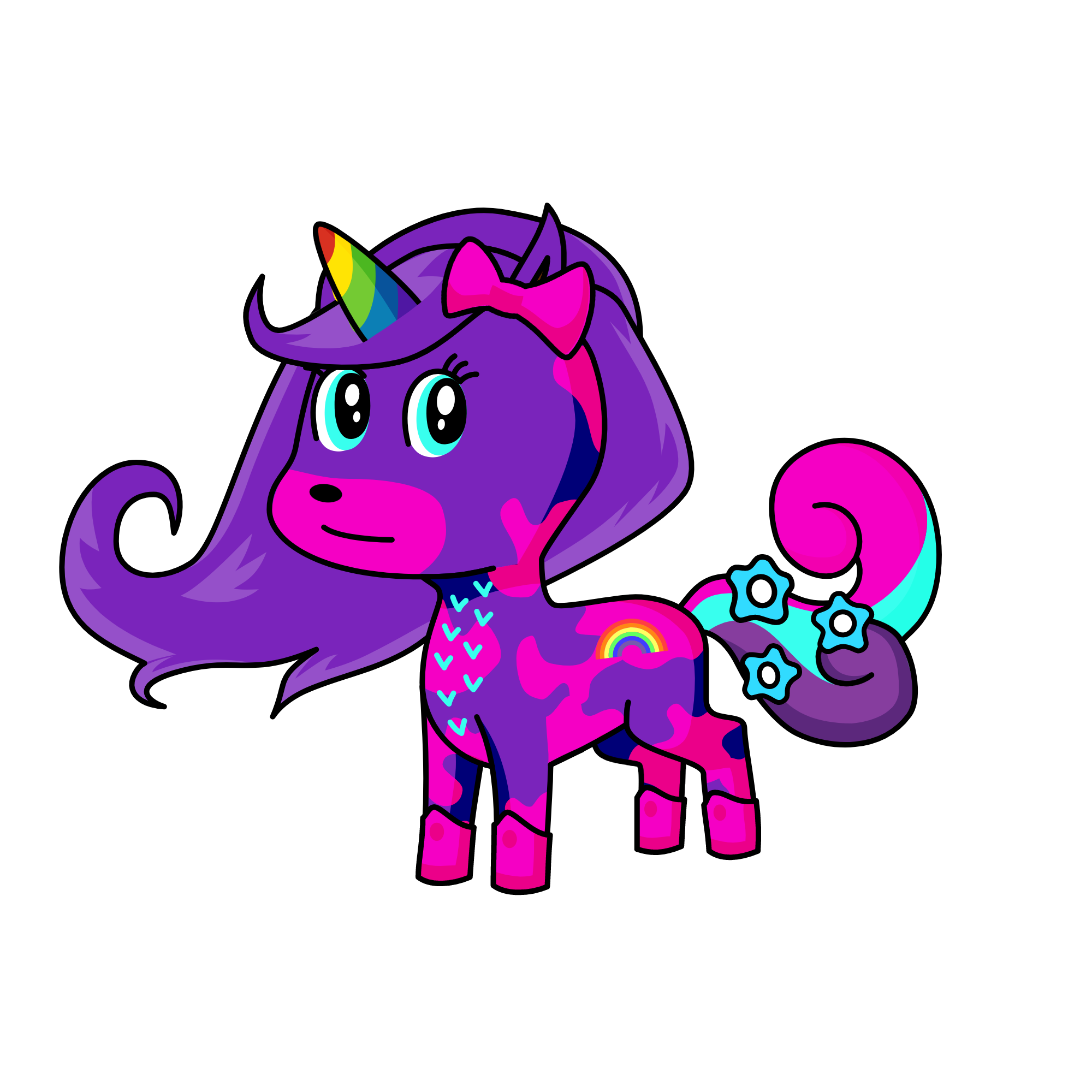 COTTON CANDY, the unicorn