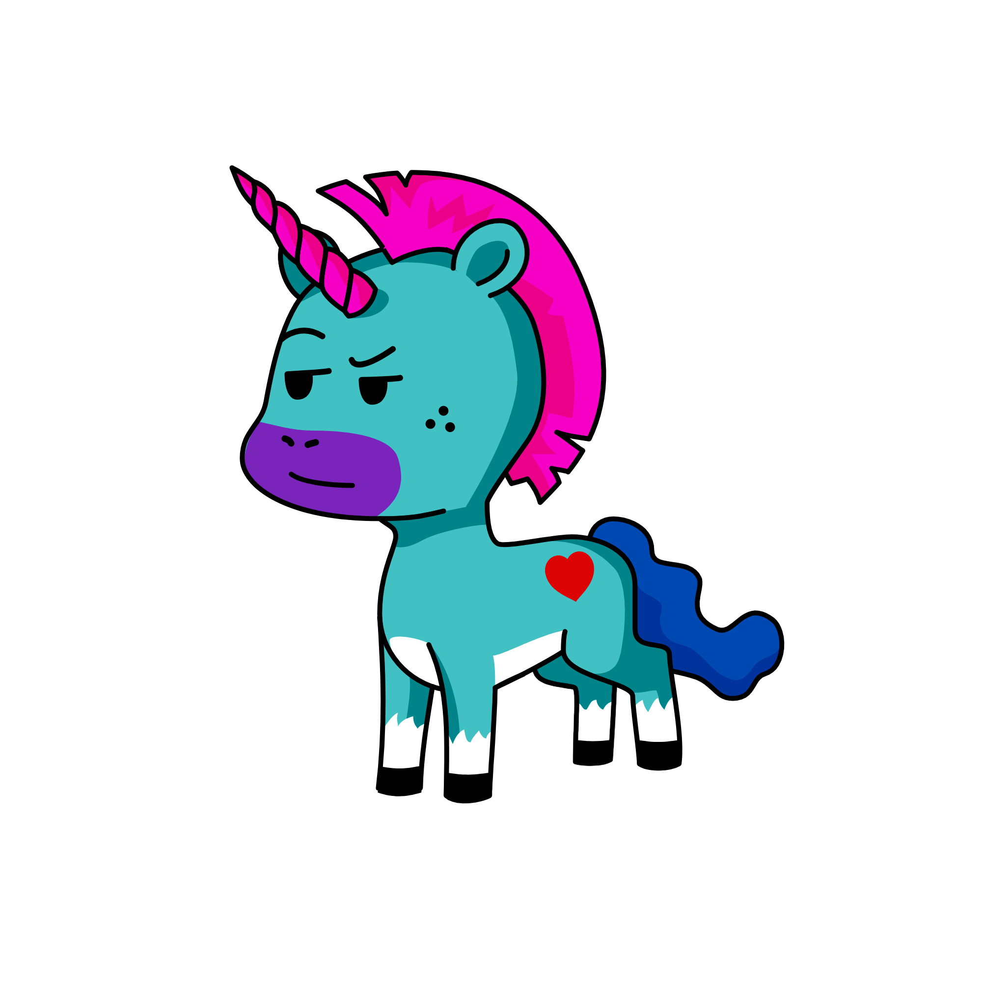 slut face, the unicorn