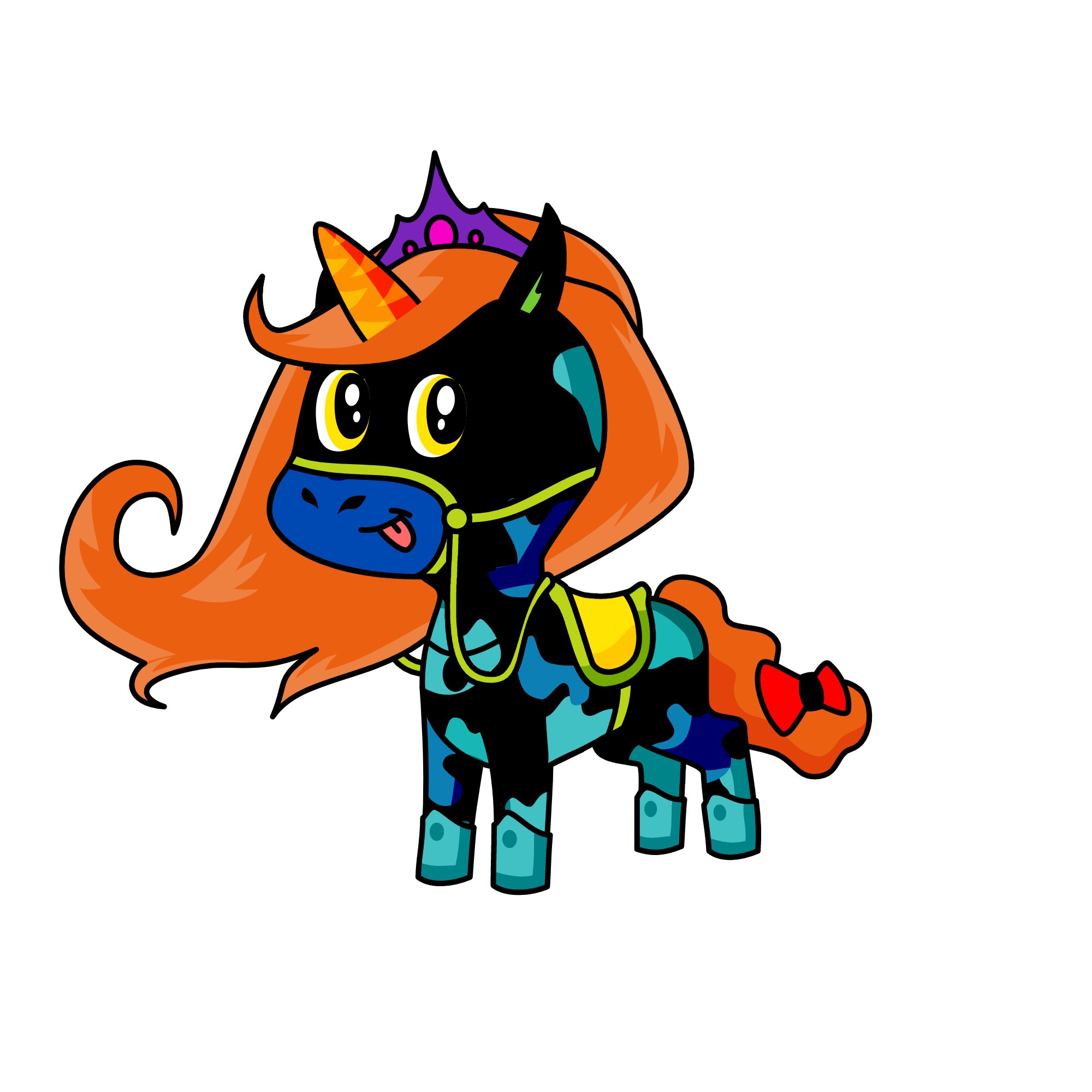 f, the unicorn