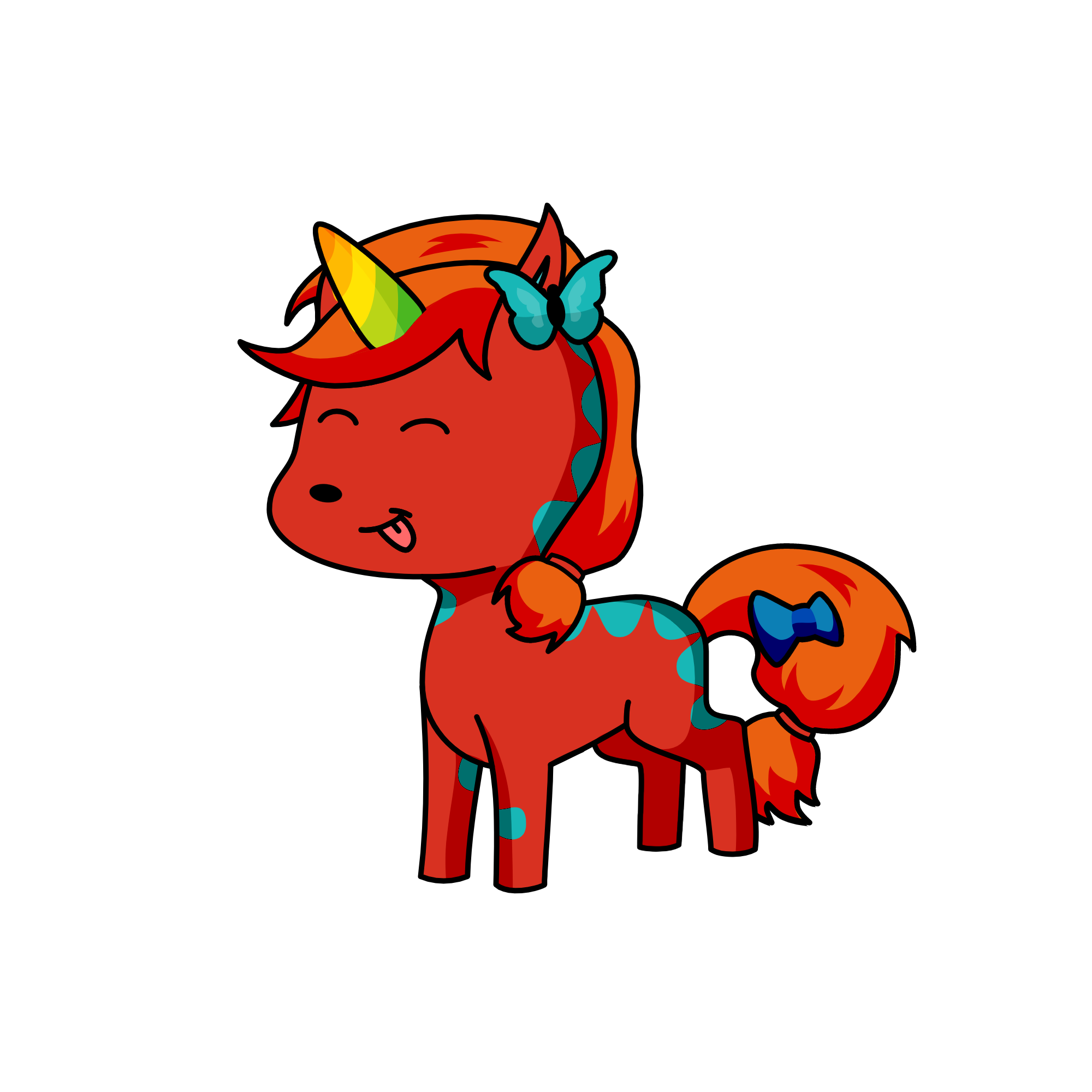 d, the unicorn