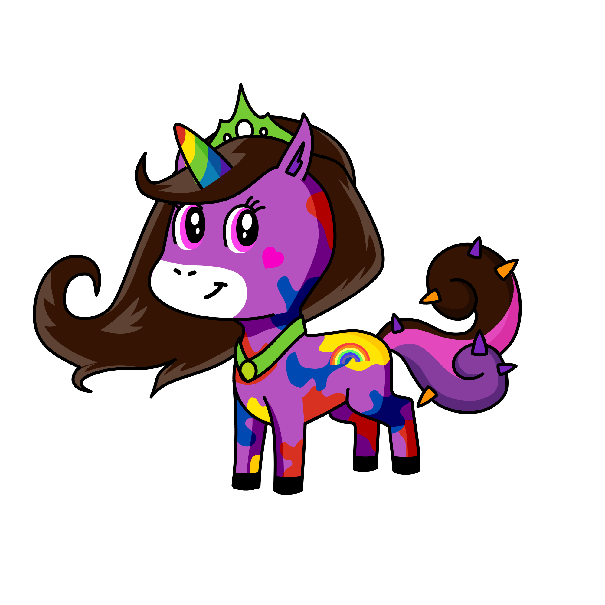 Queen Uni, the unicorn