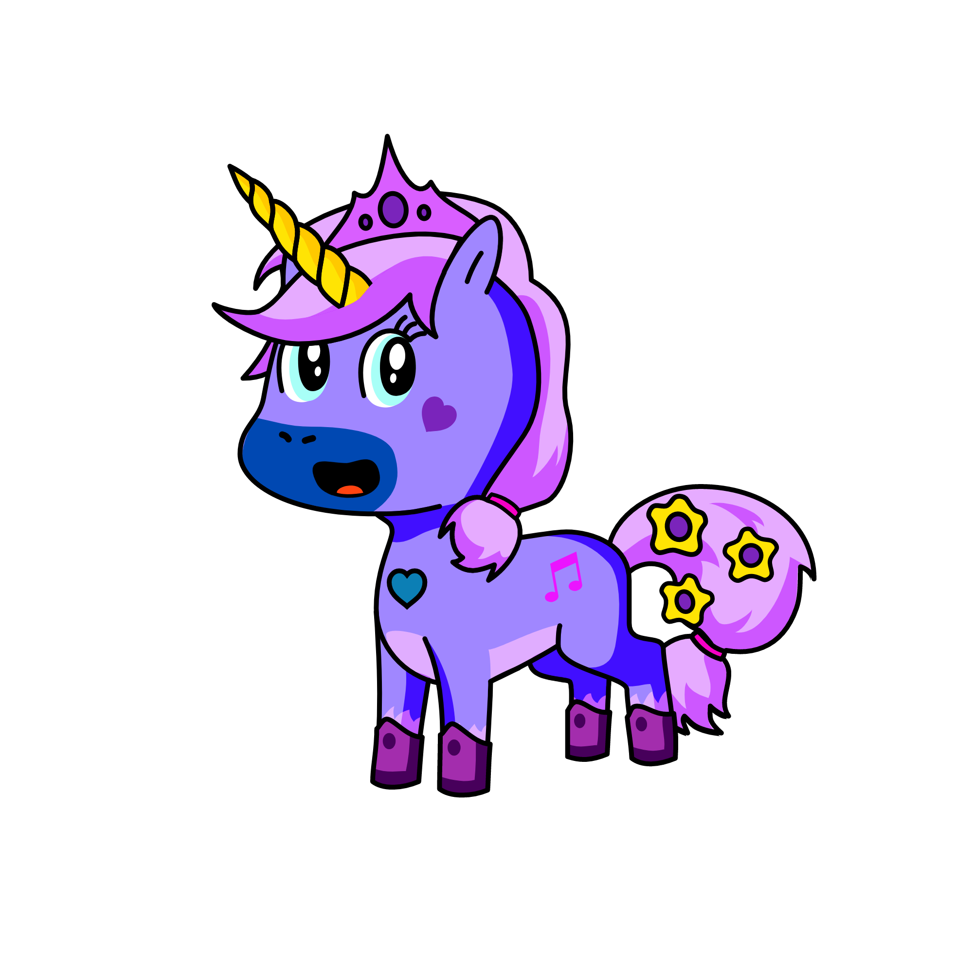 musicshine, the unicorn