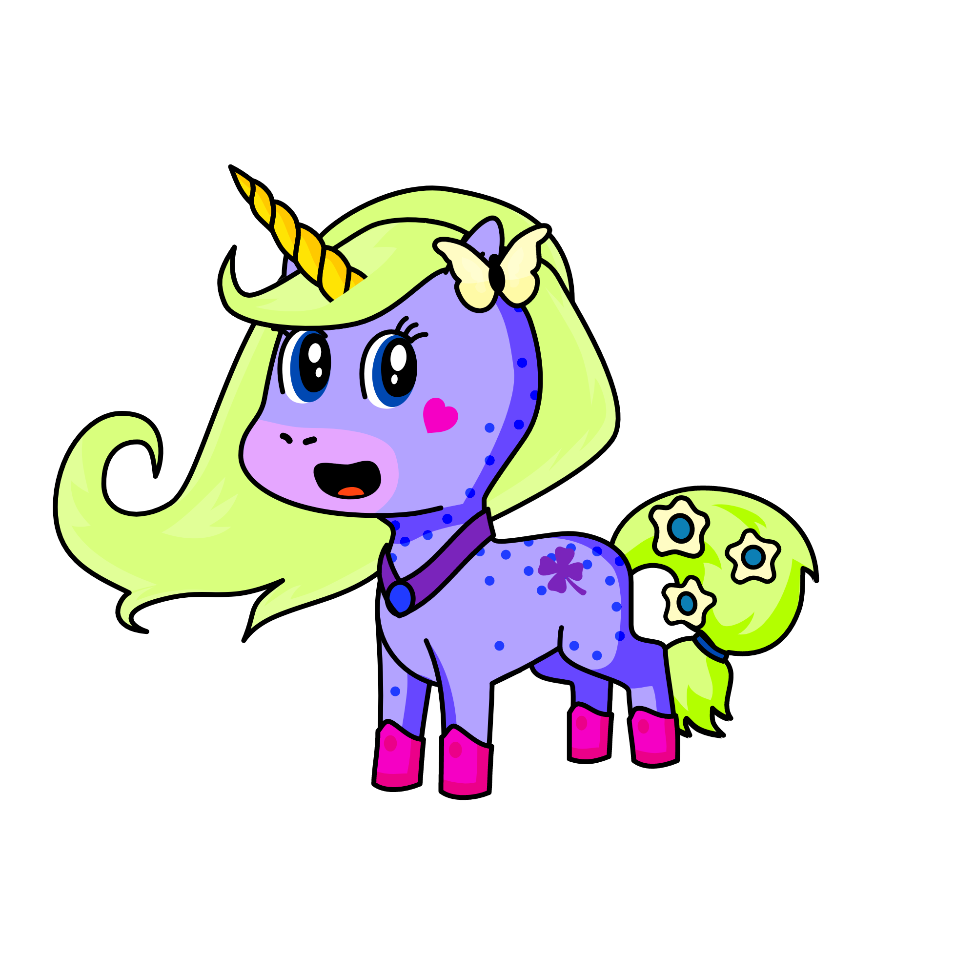 Cloverwish, the unicorn