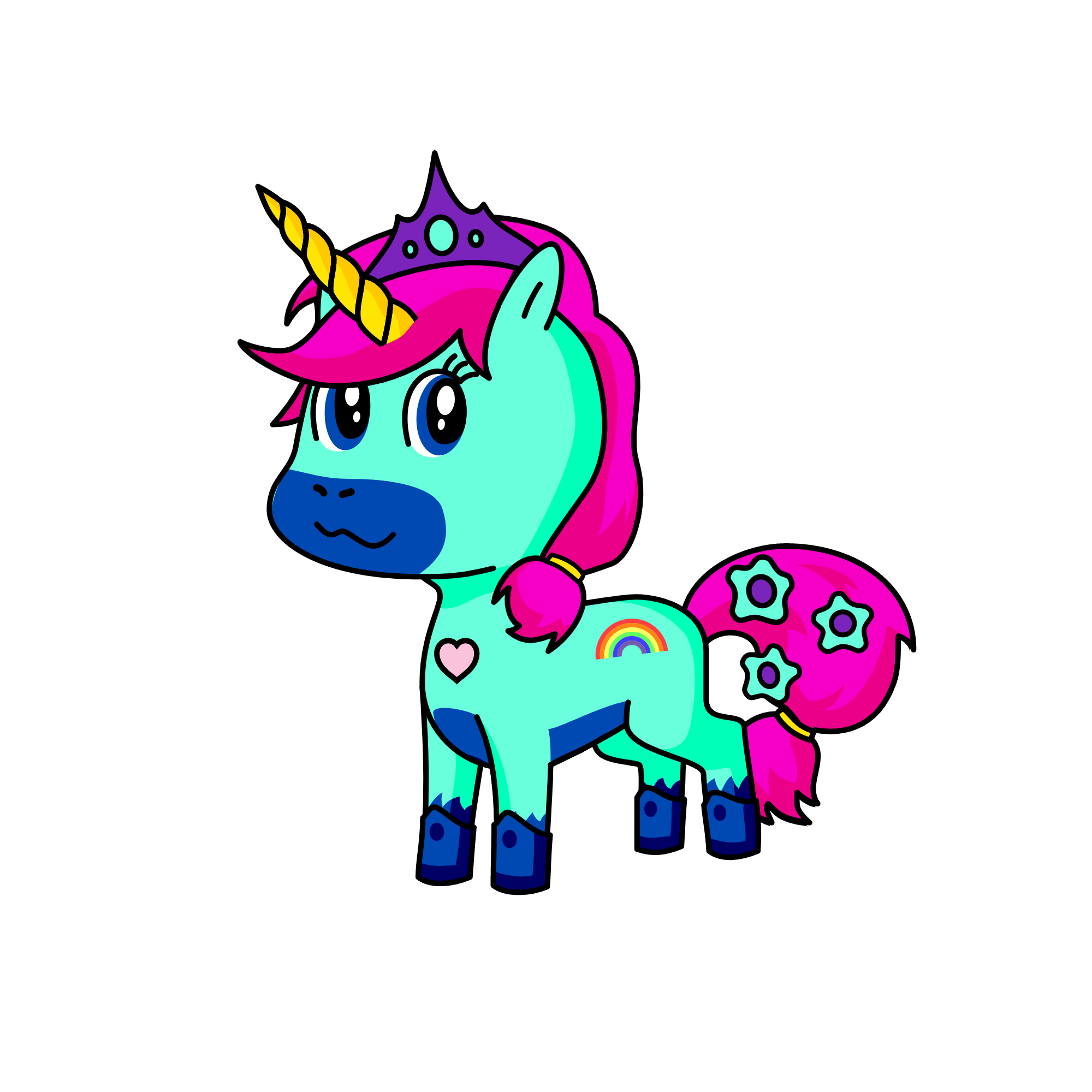 rainbowhoof, the unicorn