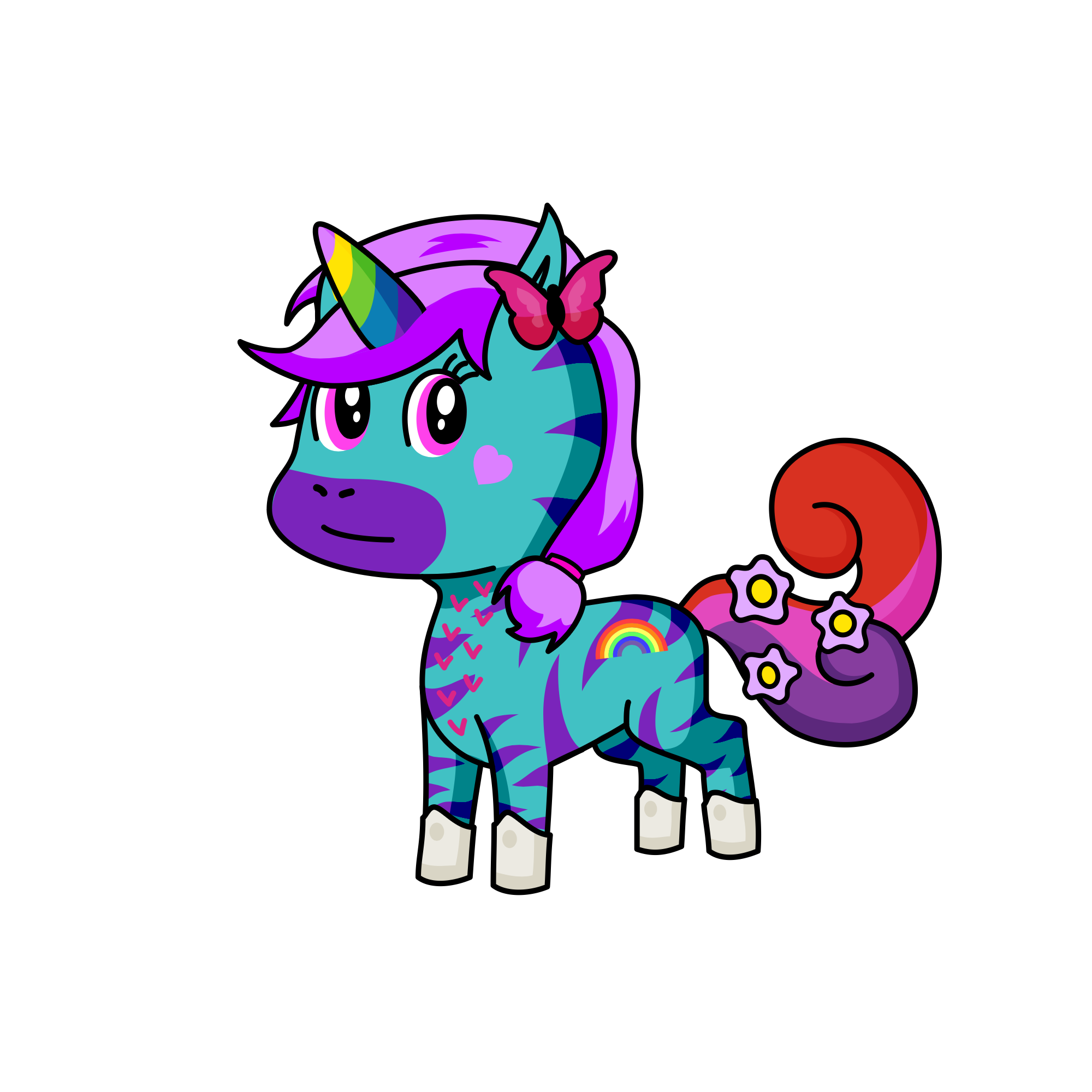 Lilac, the unicorn