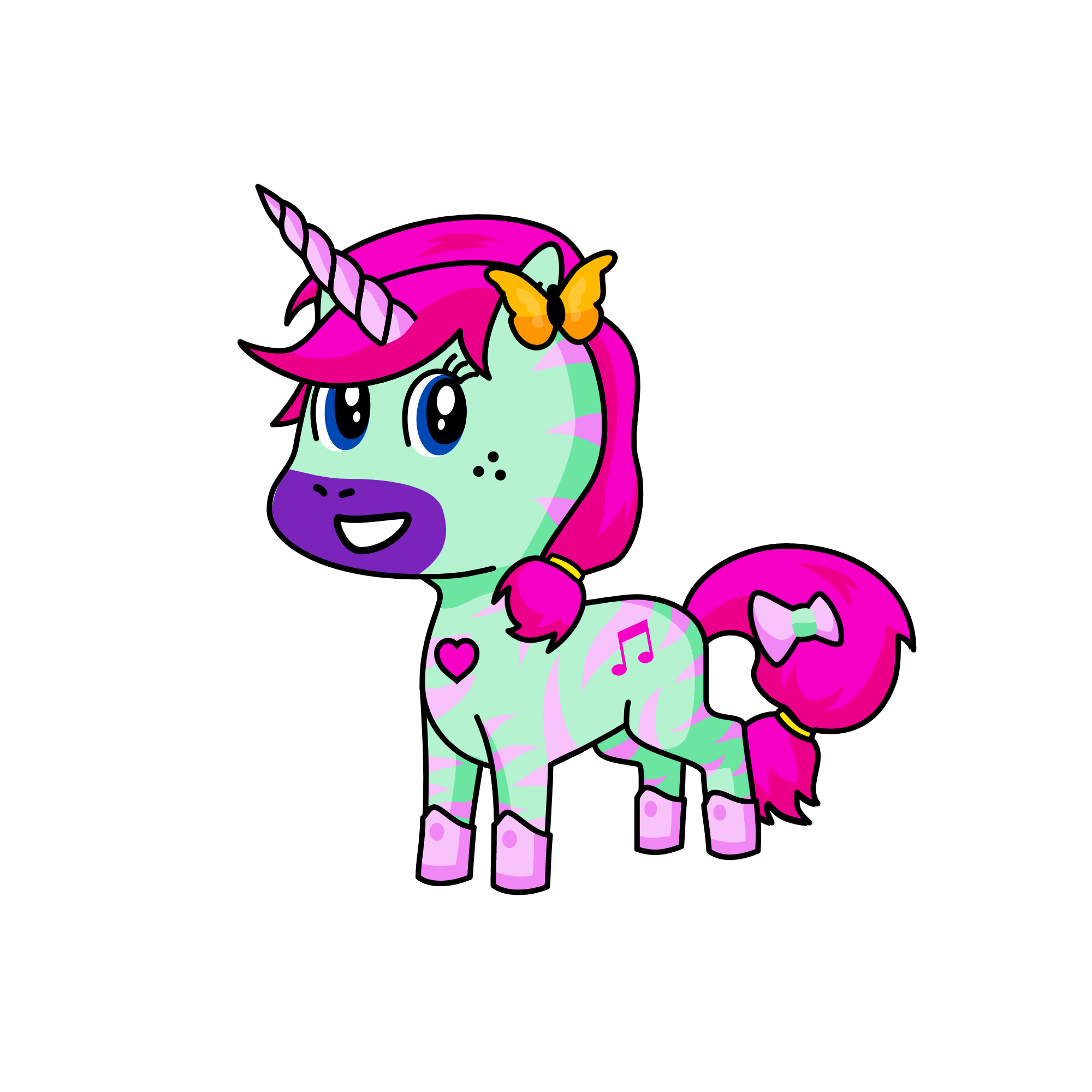 mintynotes, the unicorn