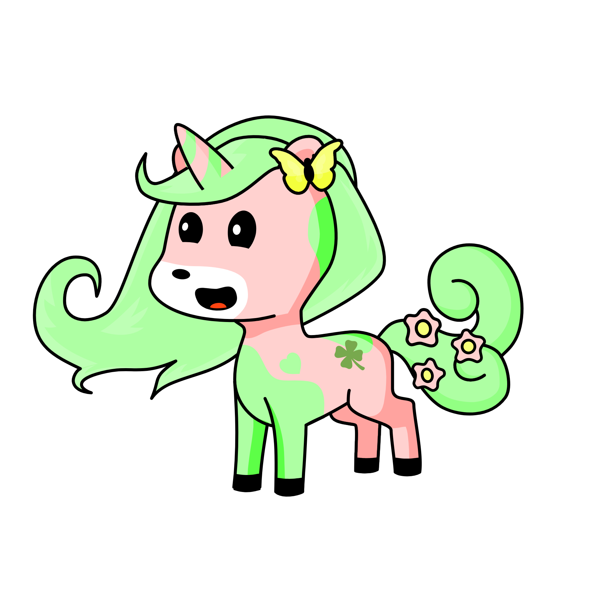 Springy, the unicorn