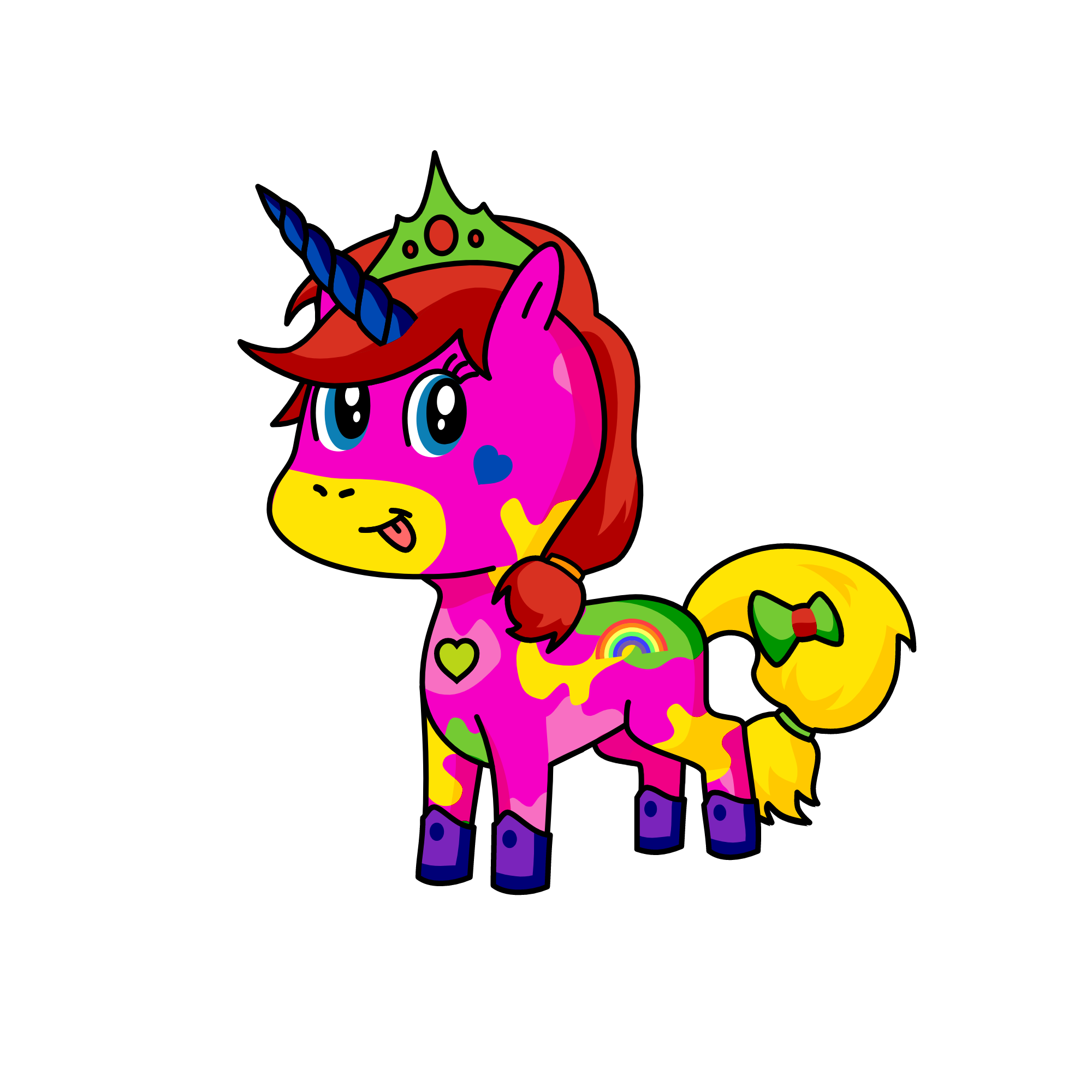 Rainbowripple, the unicorn