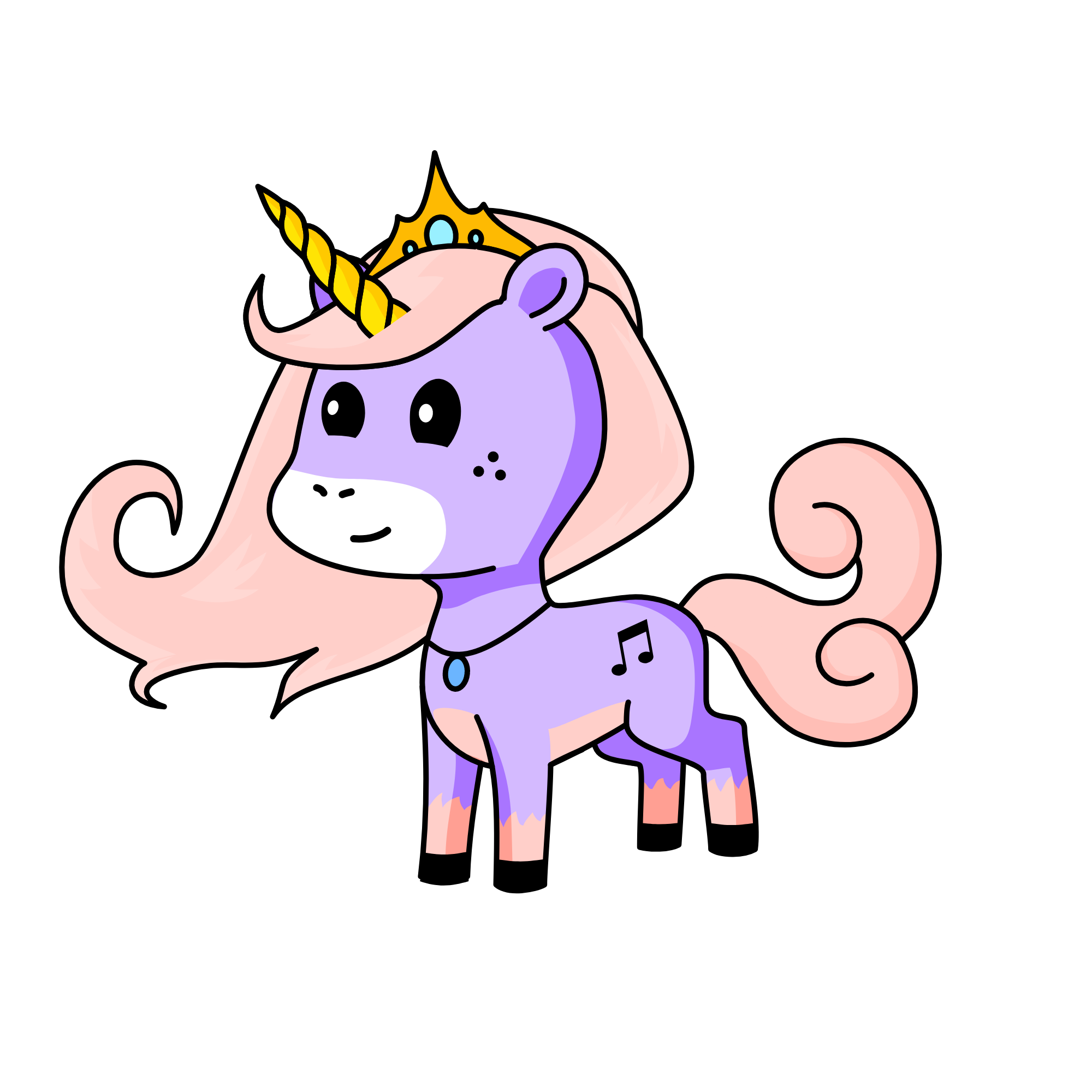 Unny The Unicorn, the unicorn
