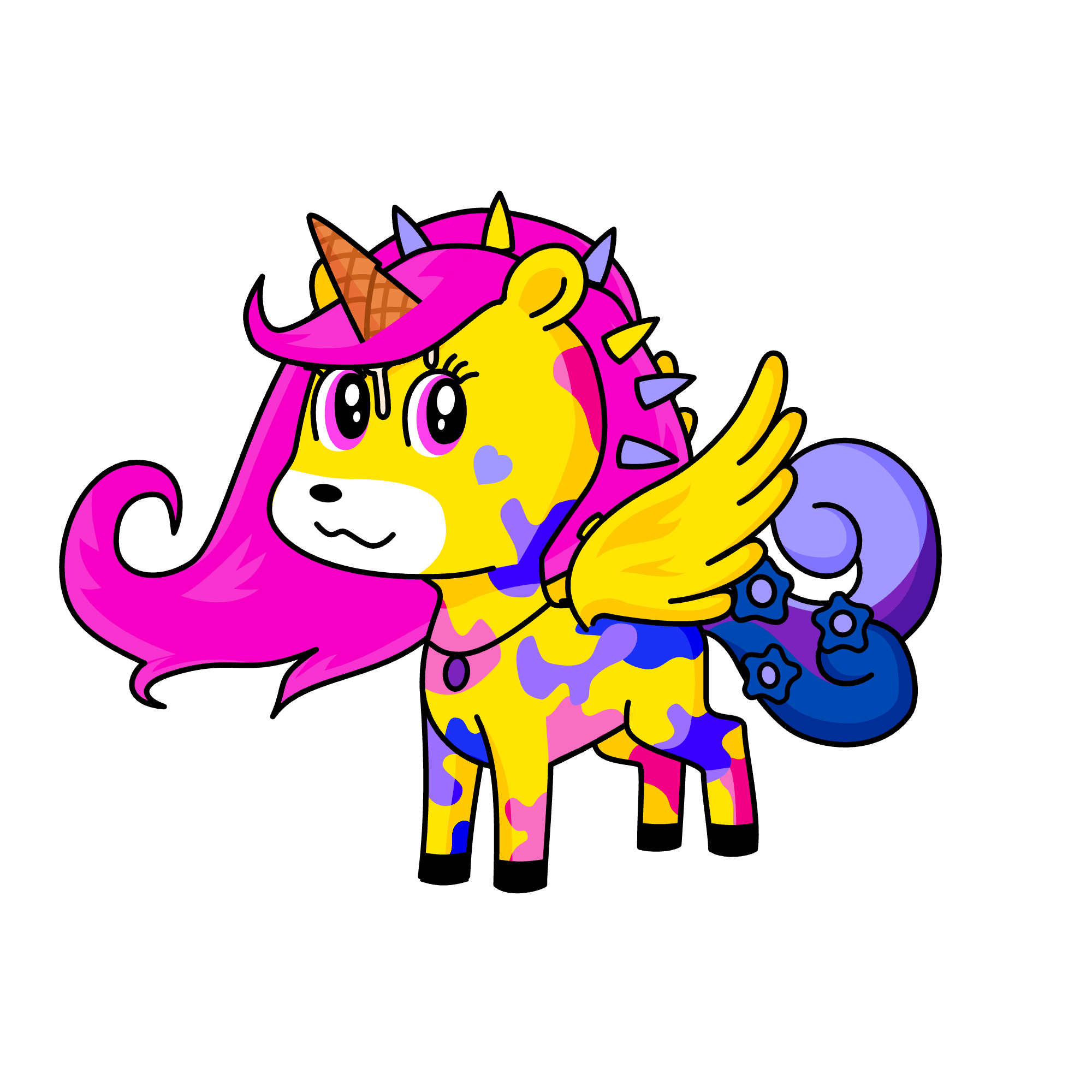 ice corn, the unicorn