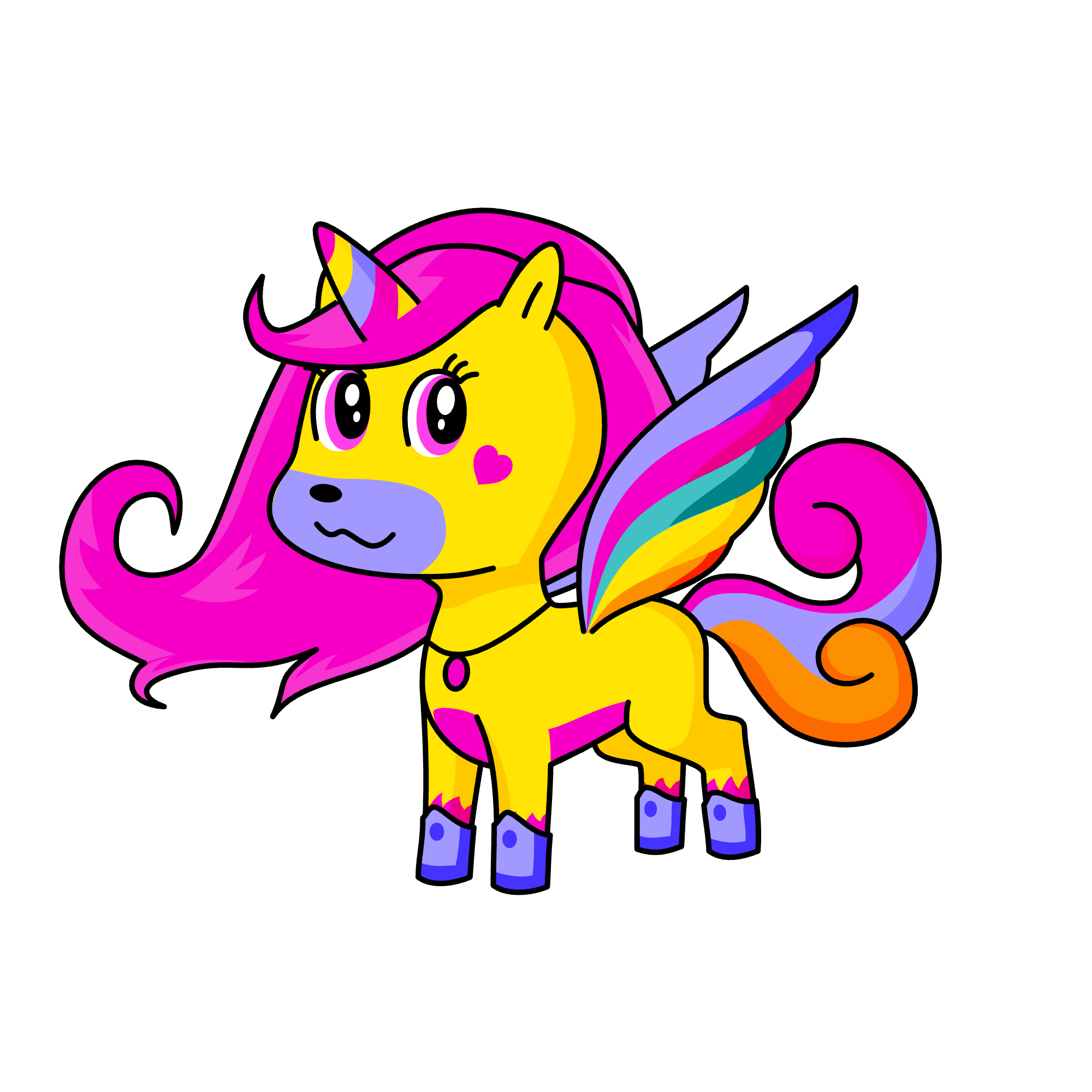 kawaiicorn, the unicorn