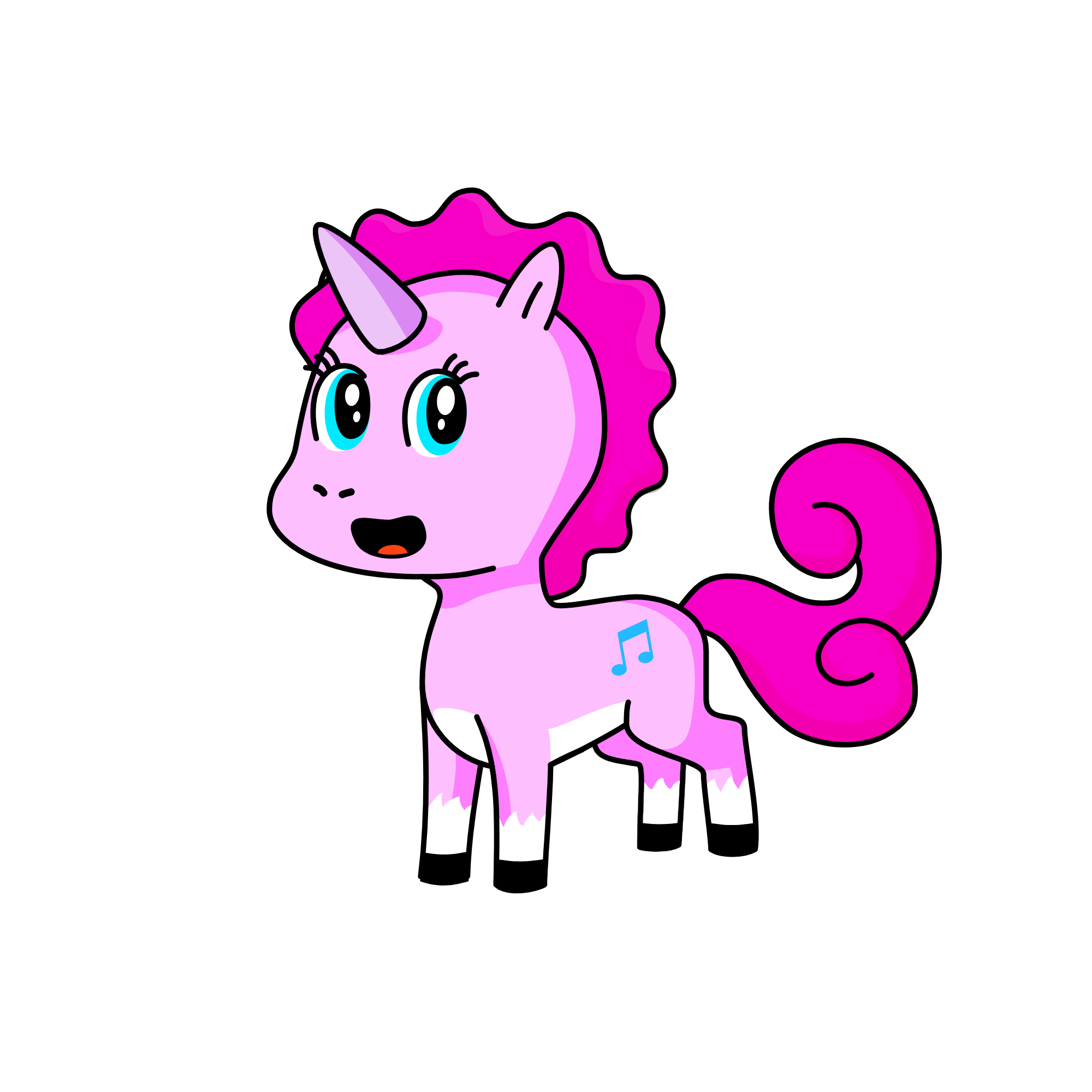 pinkie pie, the unicorn