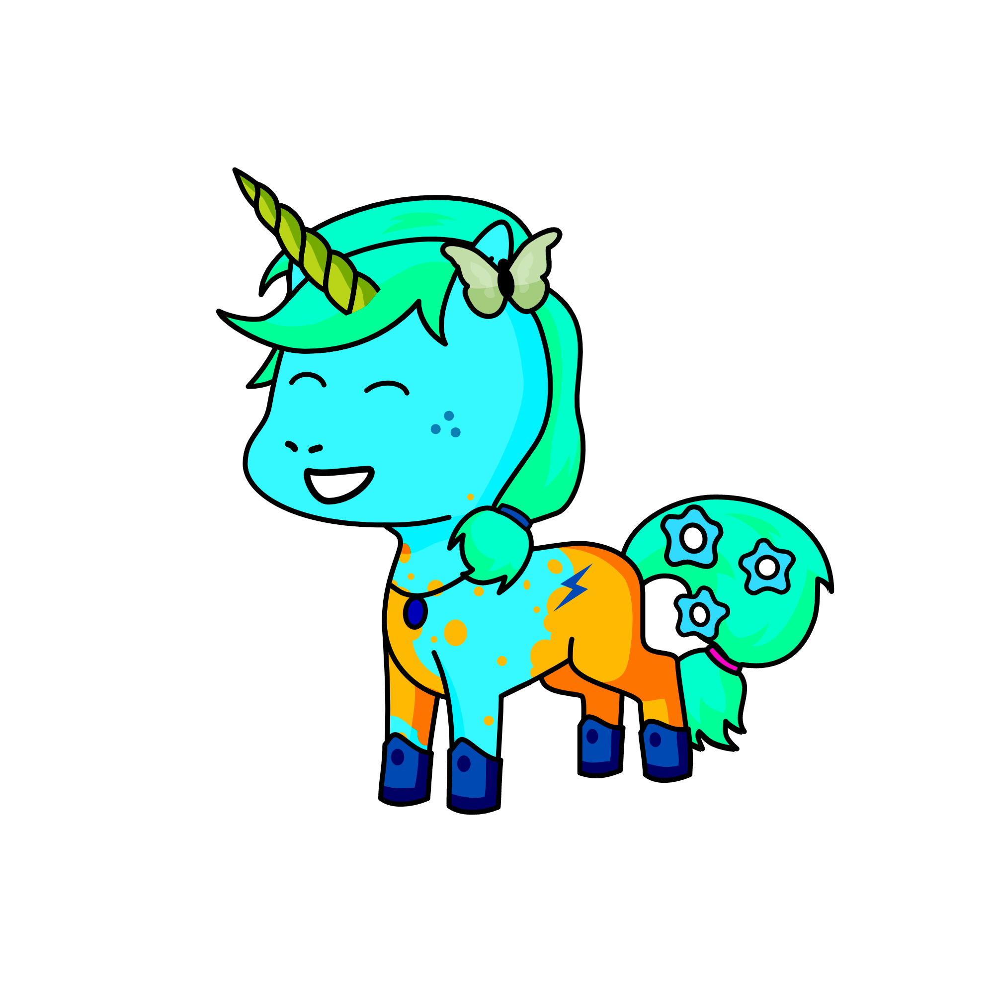 Beauty, the unicorn