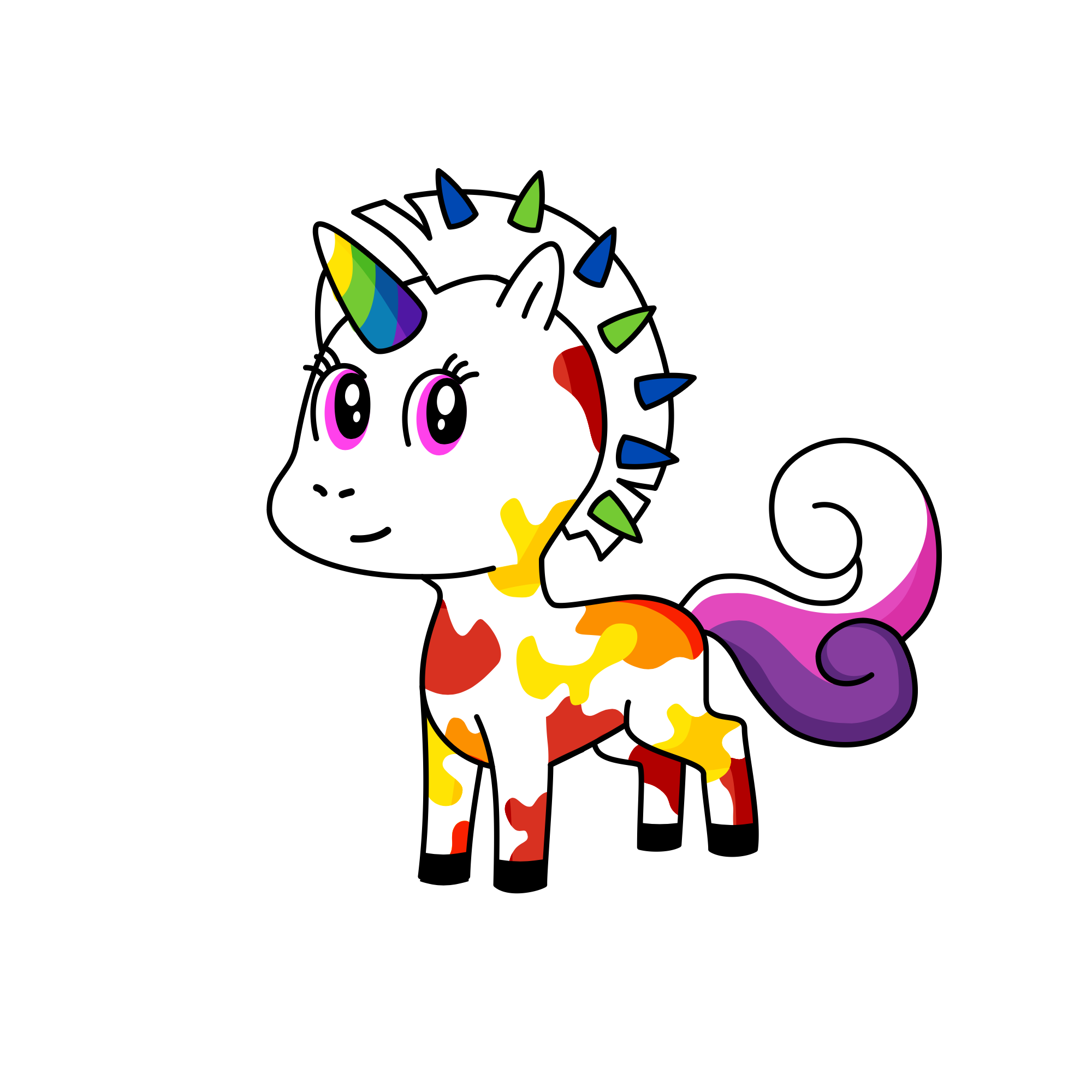 Cute 🥰 , the unicorn