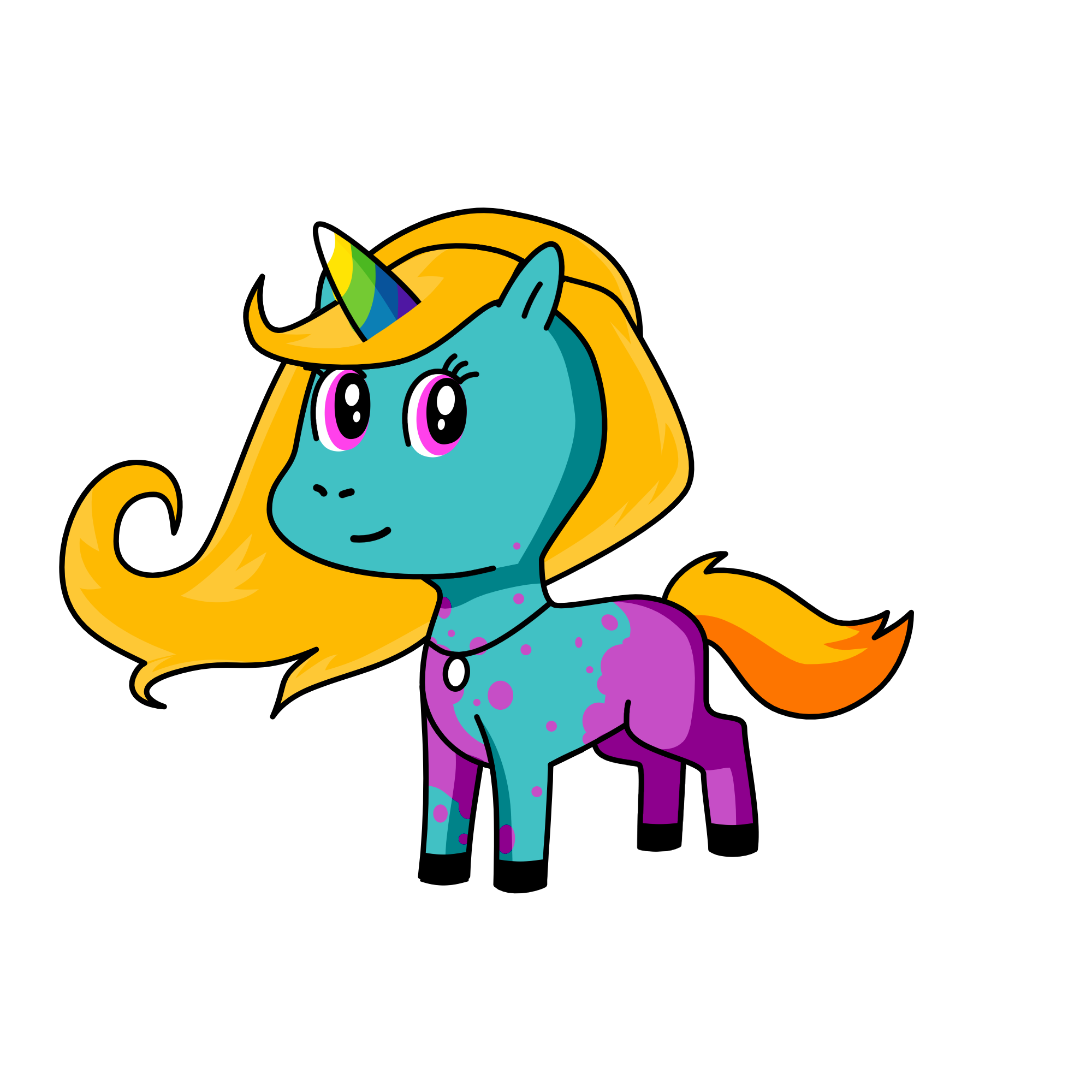 Sweetie, the unicorn