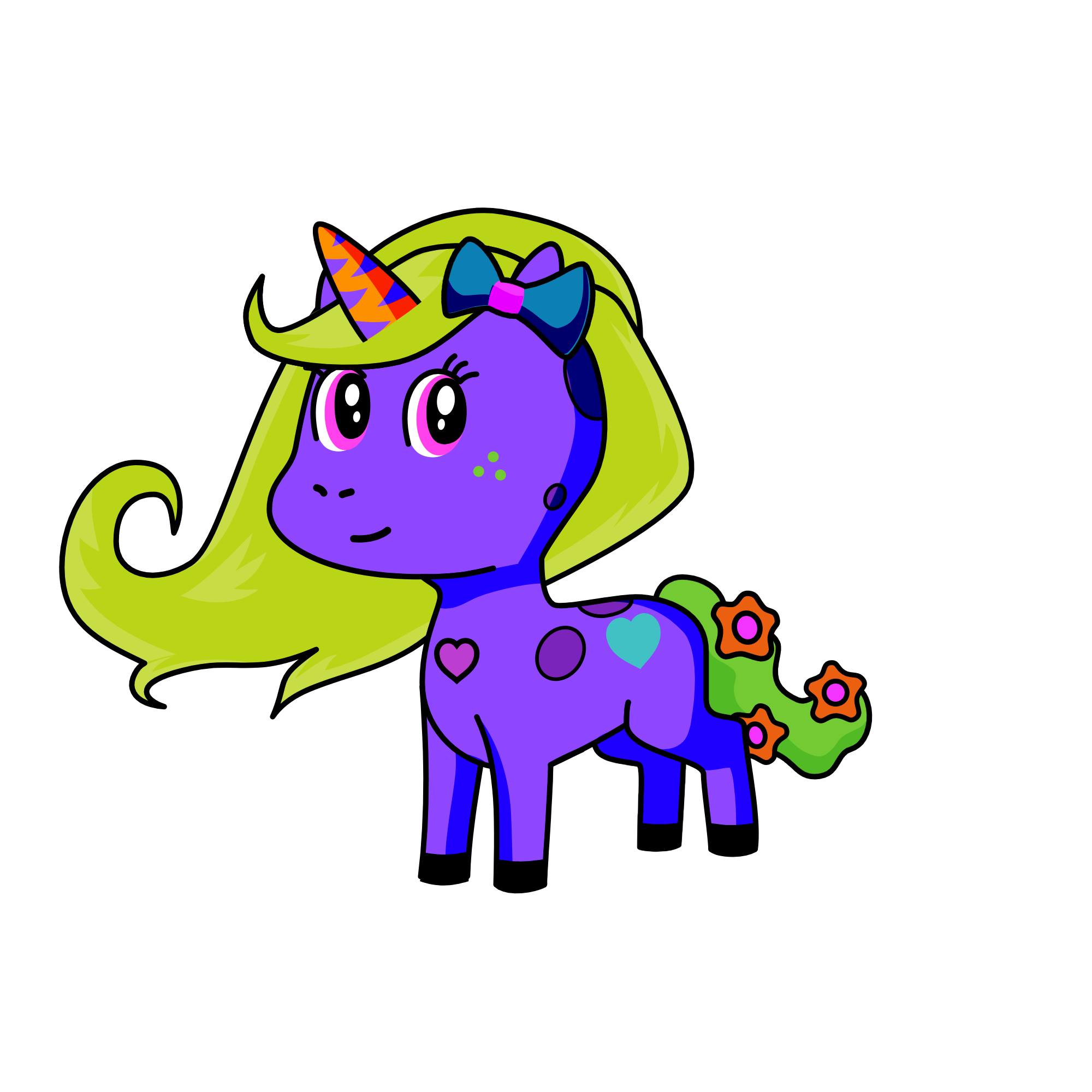 sally, the unicorn